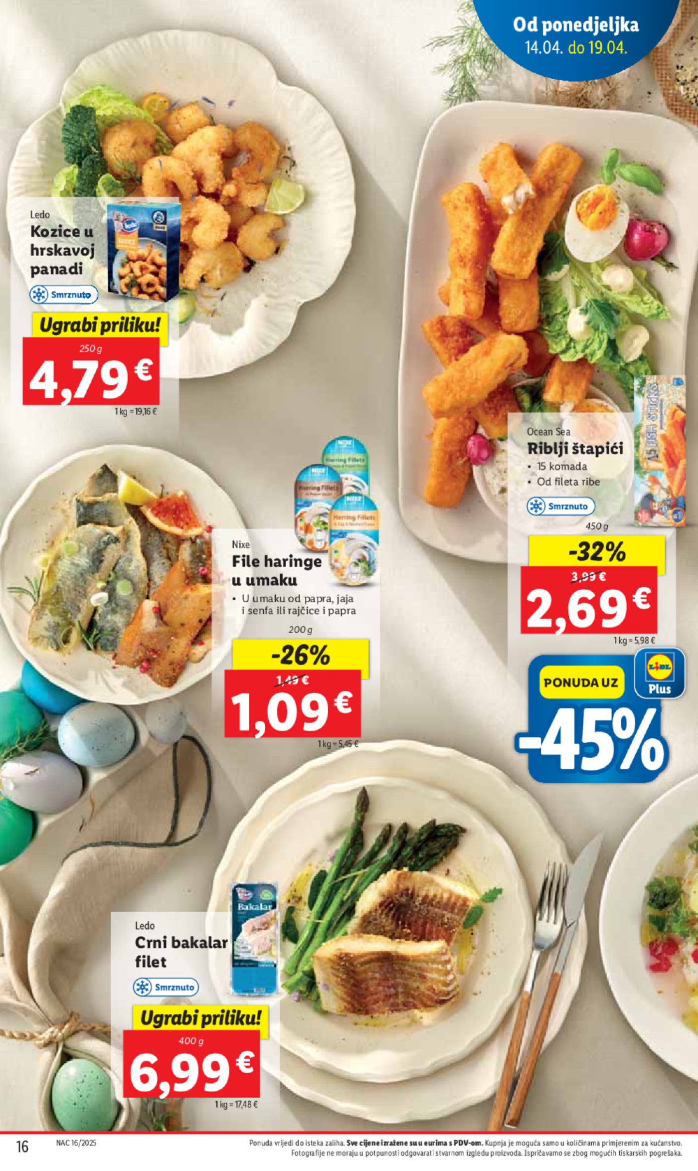 Lidl katalog Super ponuda od ponedjeljka 14.04. - 20.04.2025.