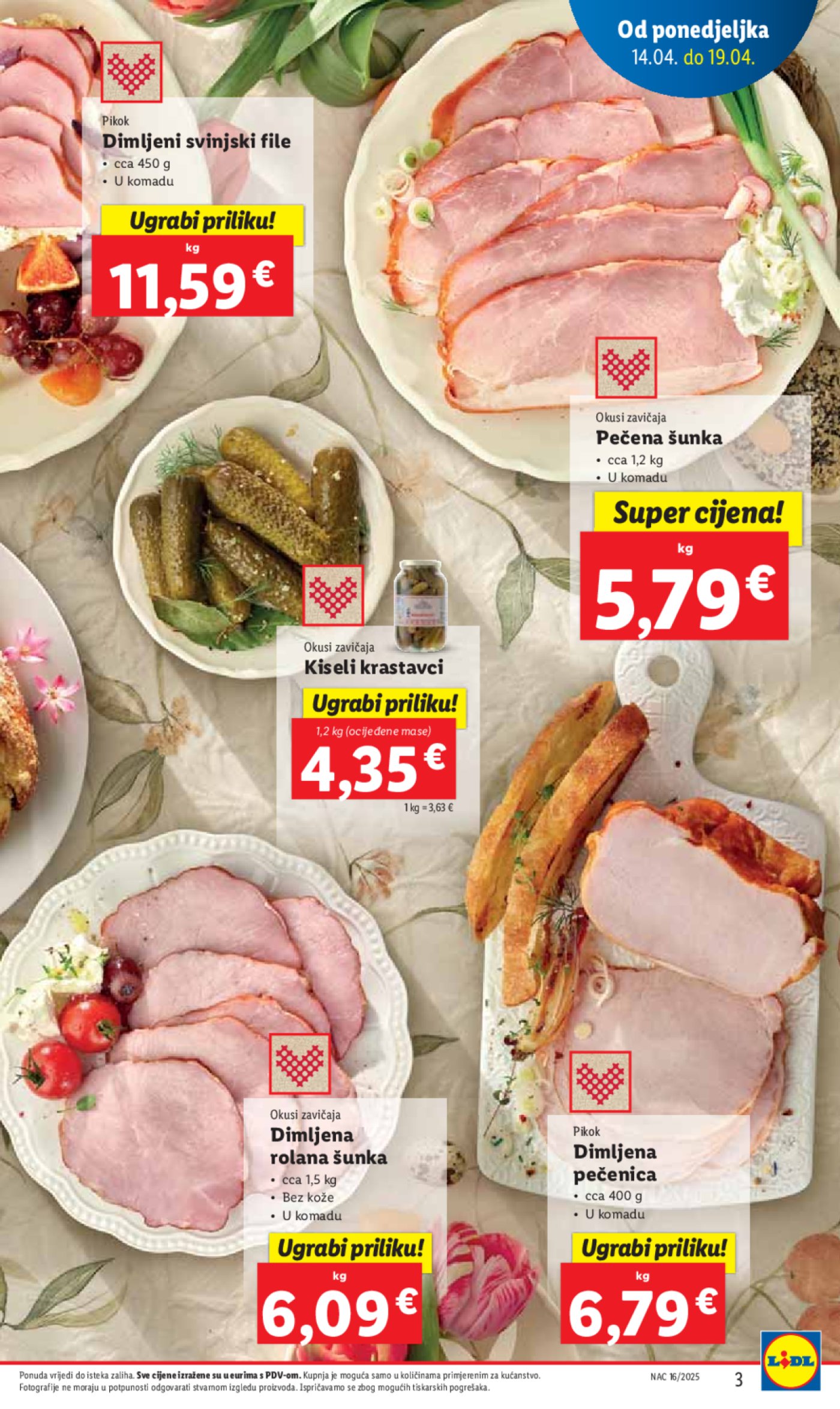 Lidl katalog Super ponuda od ponedjeljka 14.04. - 20.04.2025.