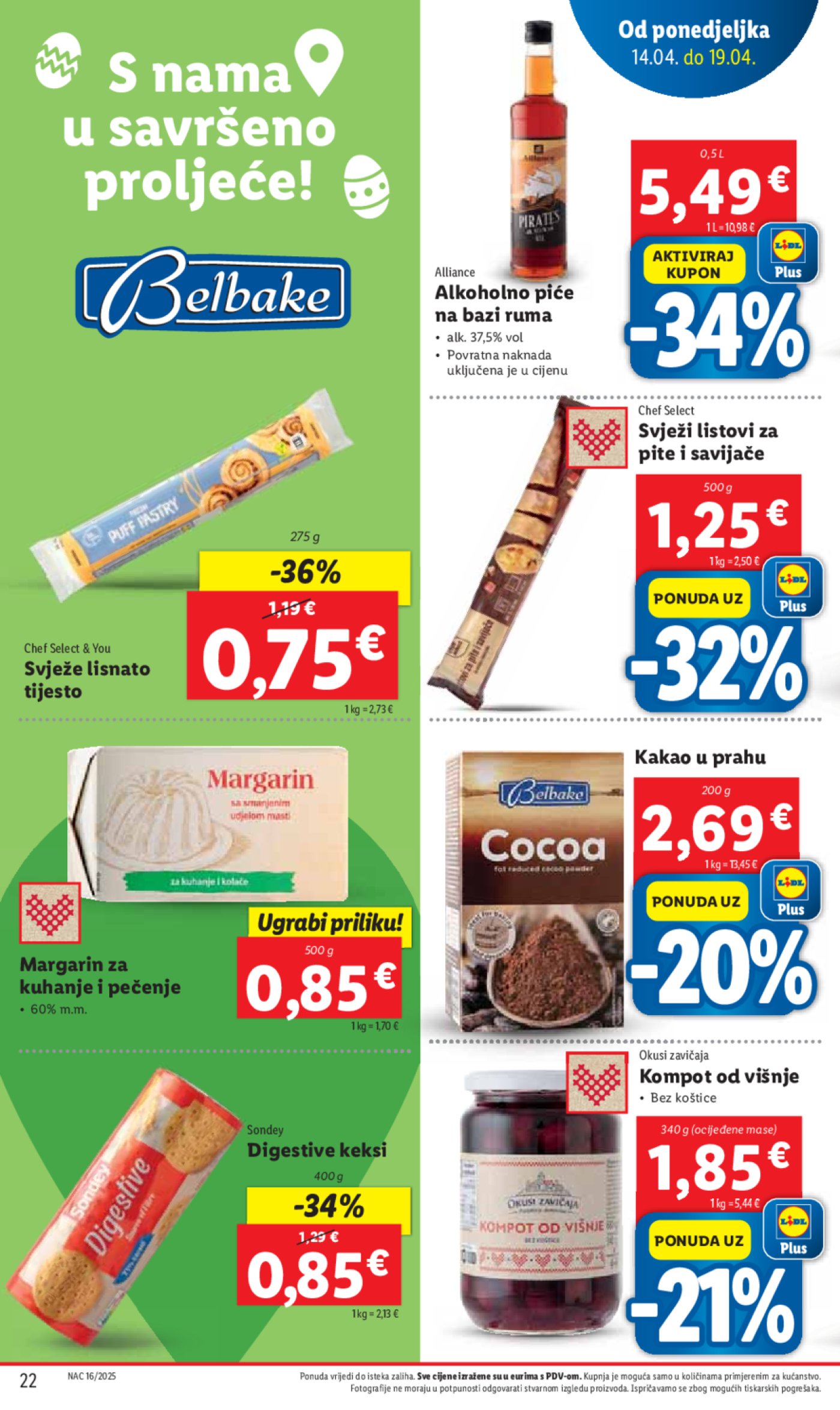 Lidl katalog Super ponuda od ponedjeljka 14.04. - 20.04.2025.