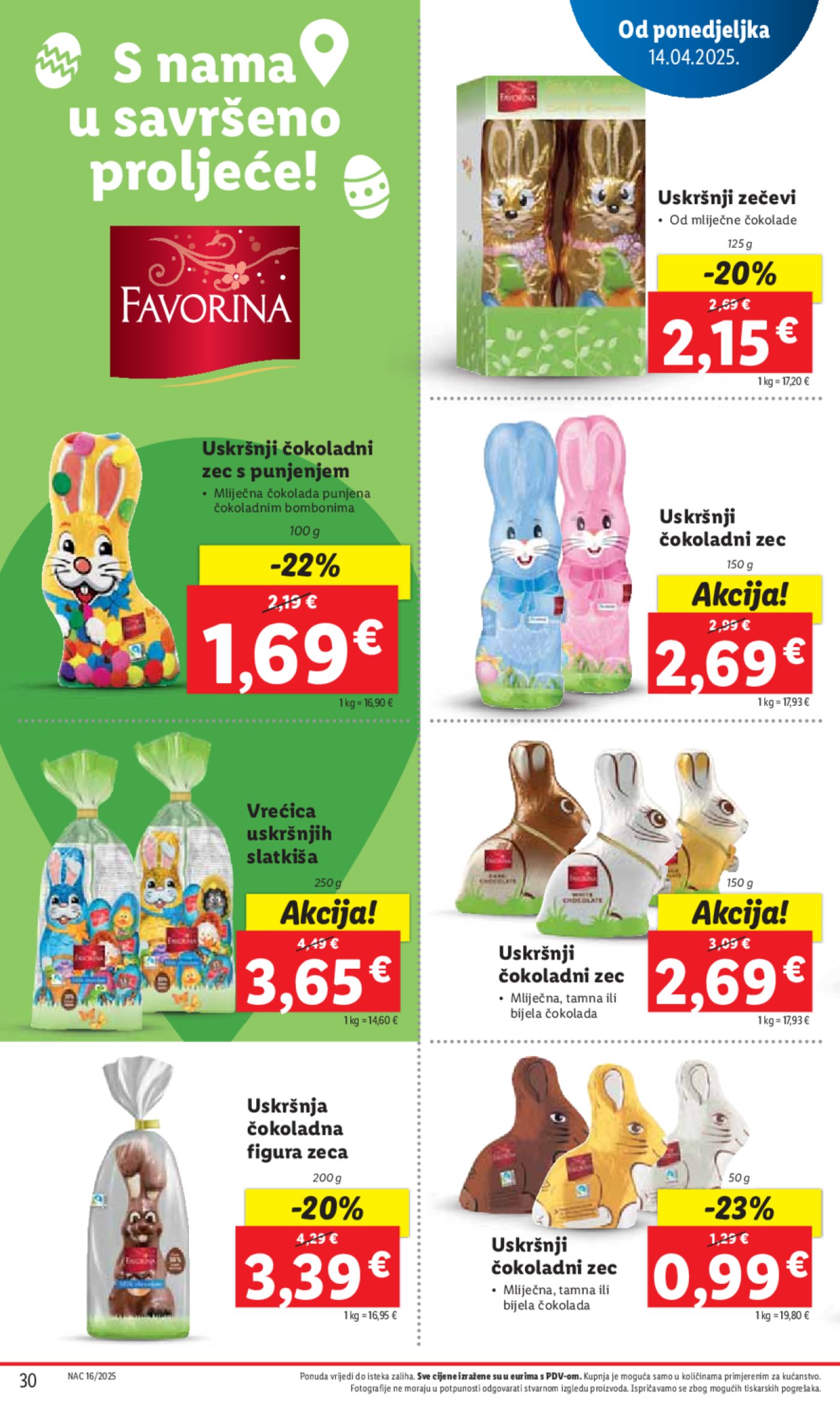 Lidl katalog Super ponuda od ponedjeljka 14.04. - 20.04.2025.