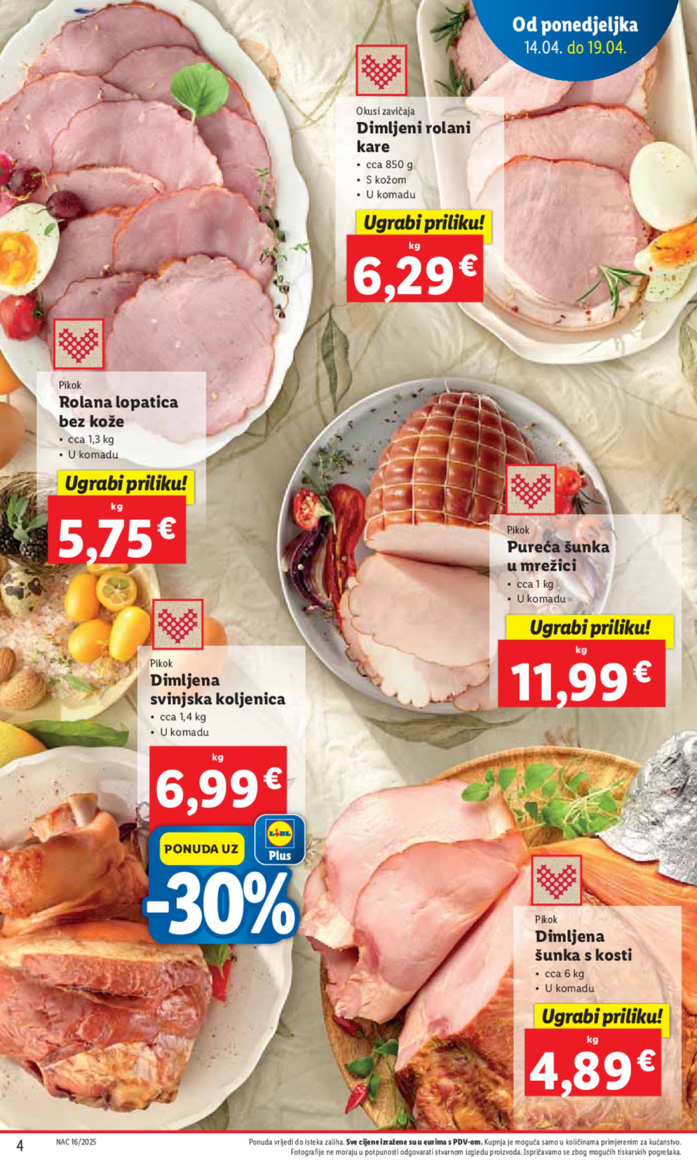 Lidl katalog Super ponuda od ponedjeljka 14.04. - 20.04.2025.