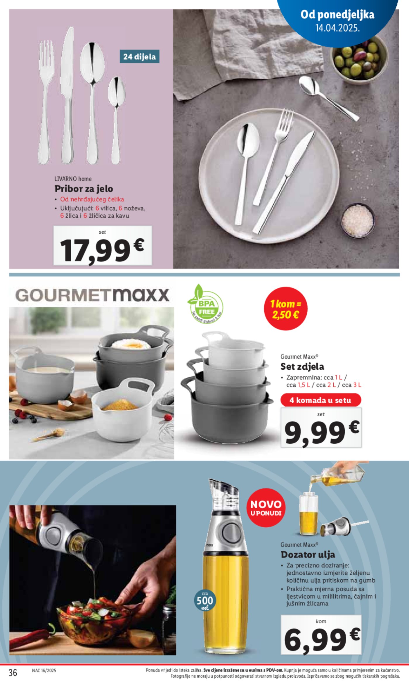 Lidl katalog Super ponuda od ponedjeljka 14.04. - 20.04.2025.