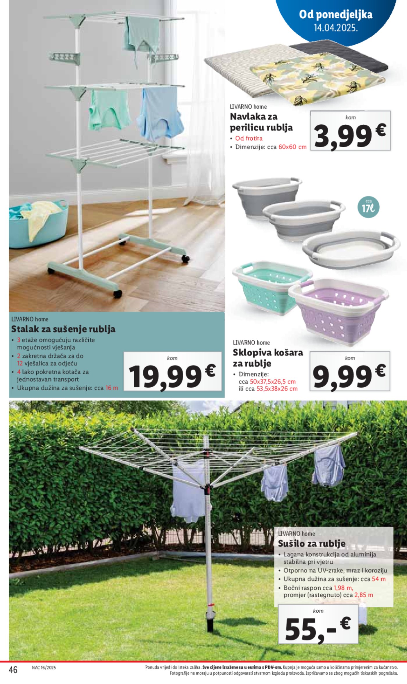 Lidl katalog Super ponuda od ponedjeljka 14.04. - 20.04.2025.