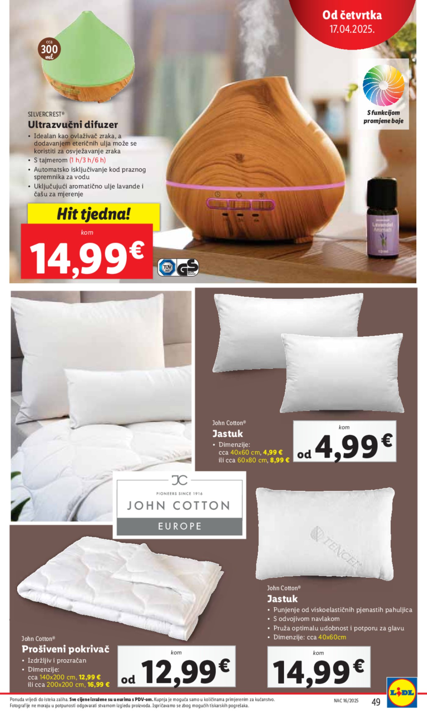 Lidl katalog Super ponuda od ponedjeljka 14.04. - 20.04.2025.