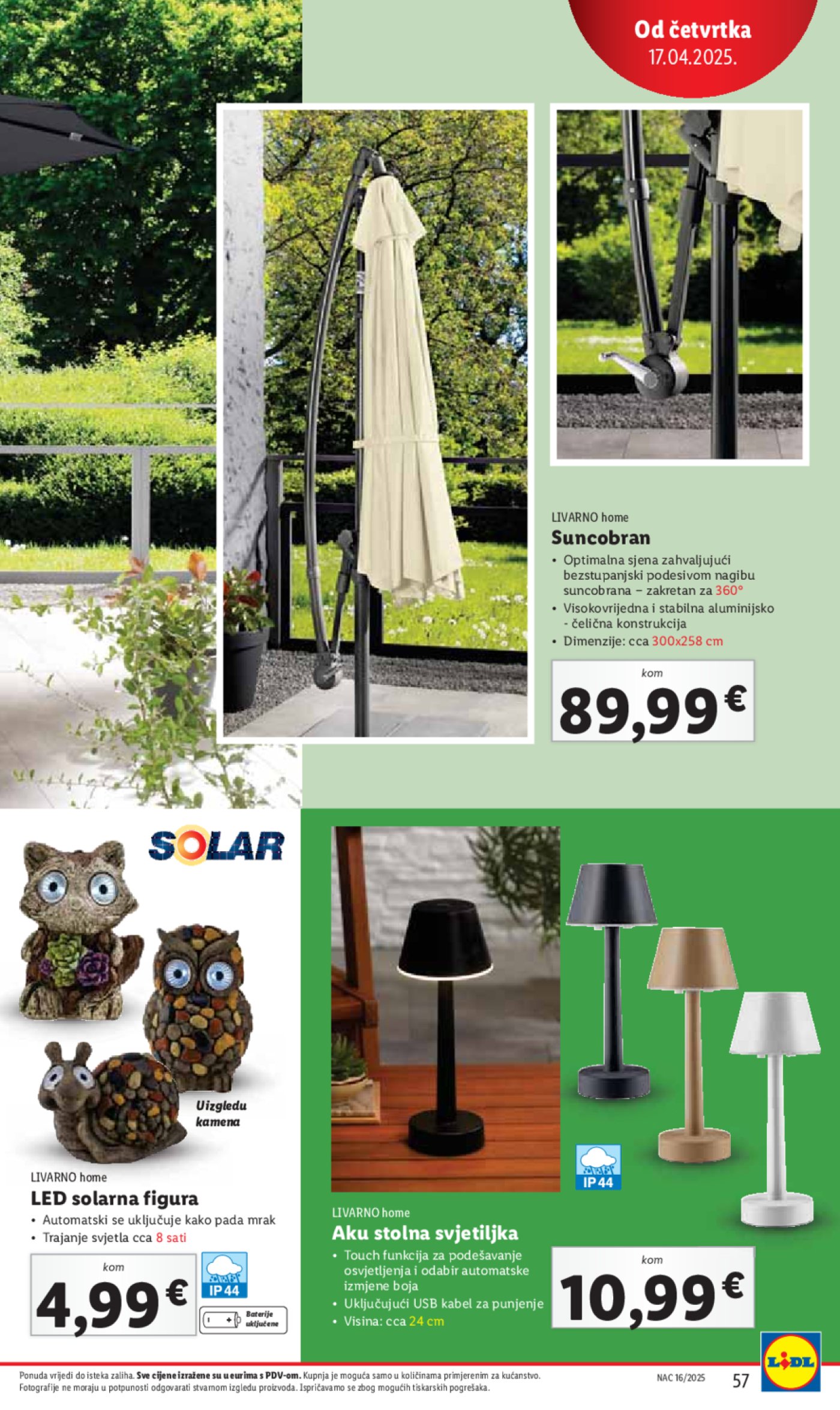 Lidl katalog Super ponuda od ponedjeljka 14.04. - 20.04.2025.