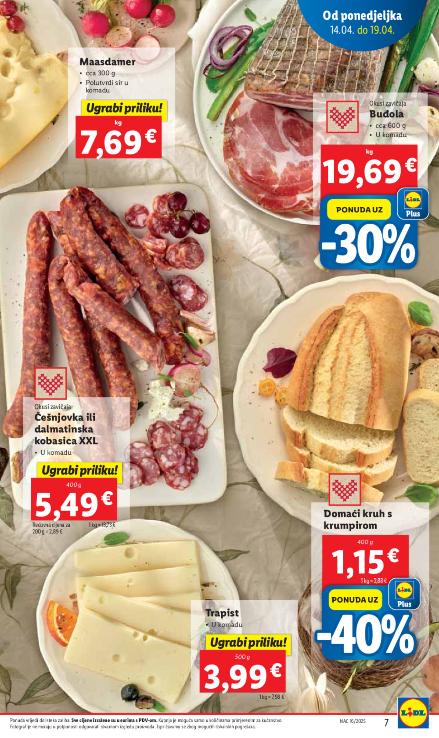 Lidl katalog Super ponuda od ponedjeljka 14.04. - 20.04.2025.