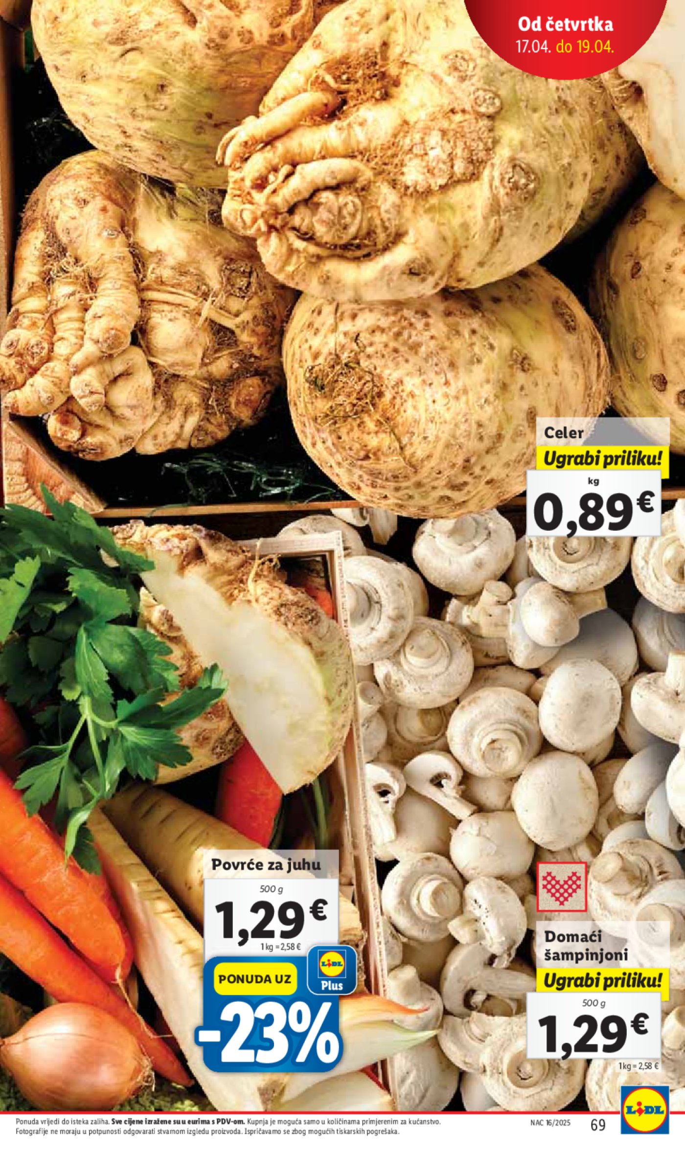 Lidl katalog Super ponuda od ponedjeljka 14.04. - 20.04.2025.