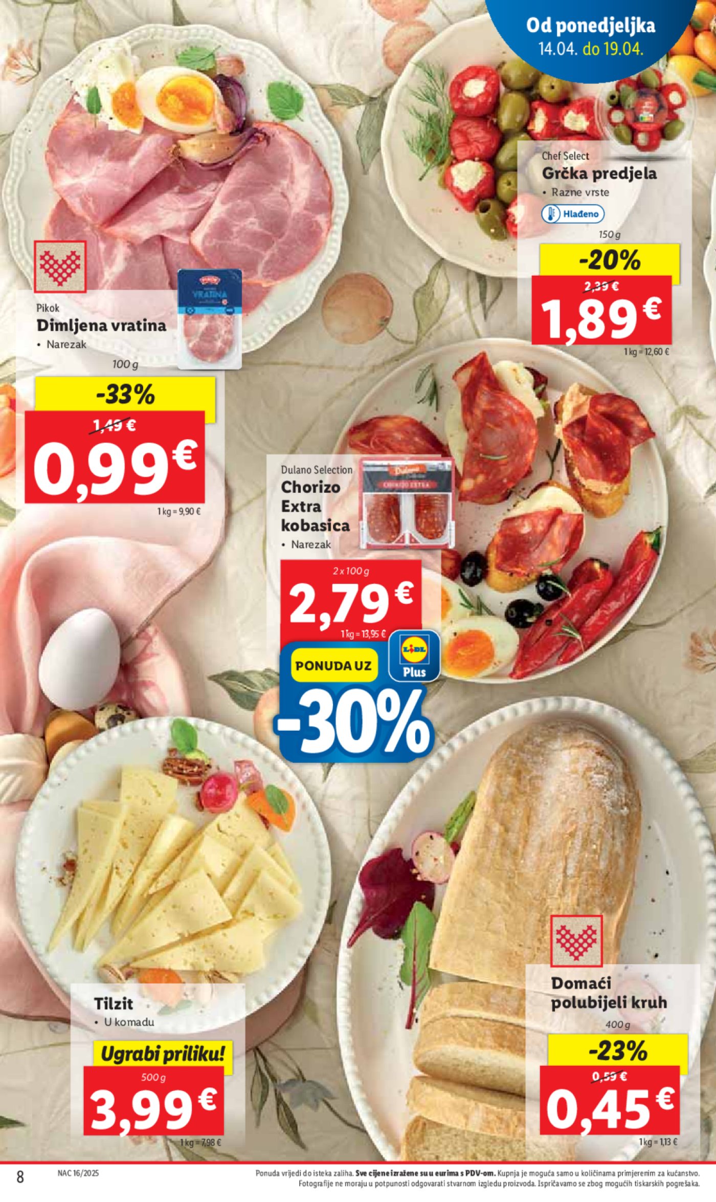 Lidl katalog Super ponuda od ponedjeljka 14.04. - 20.04.2025.