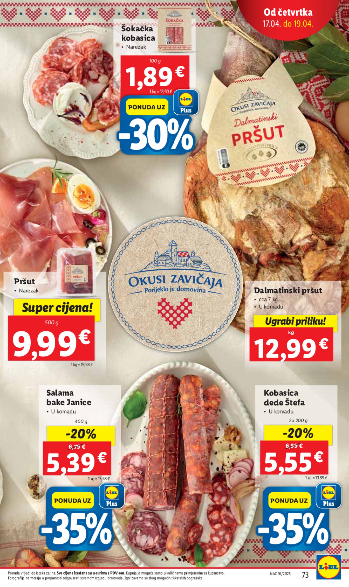 Lidl katalog Super ponuda od ponedjeljka 14.04. - 20.04.2025.