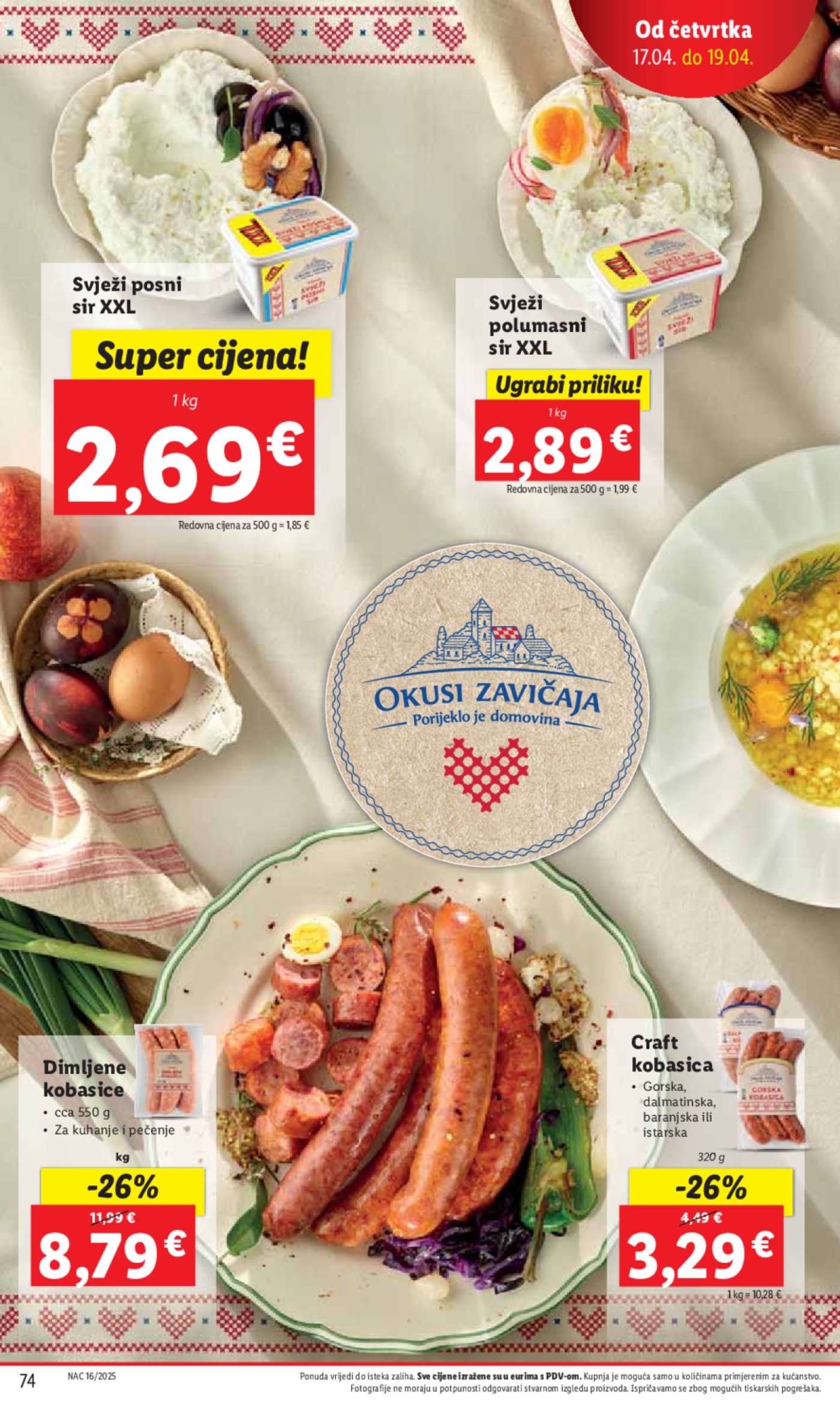 Lidl katalog Super ponuda od ponedjeljka 14.04. - 20.04.2025.
