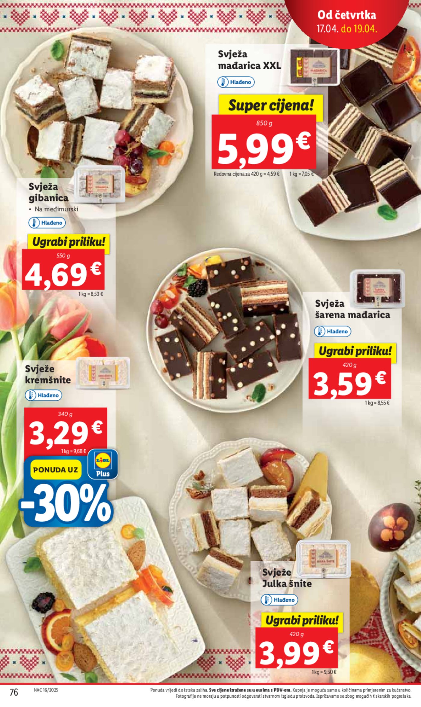 Lidl katalog Super ponuda od ponedjeljka 14.04. - 20.04.2025.