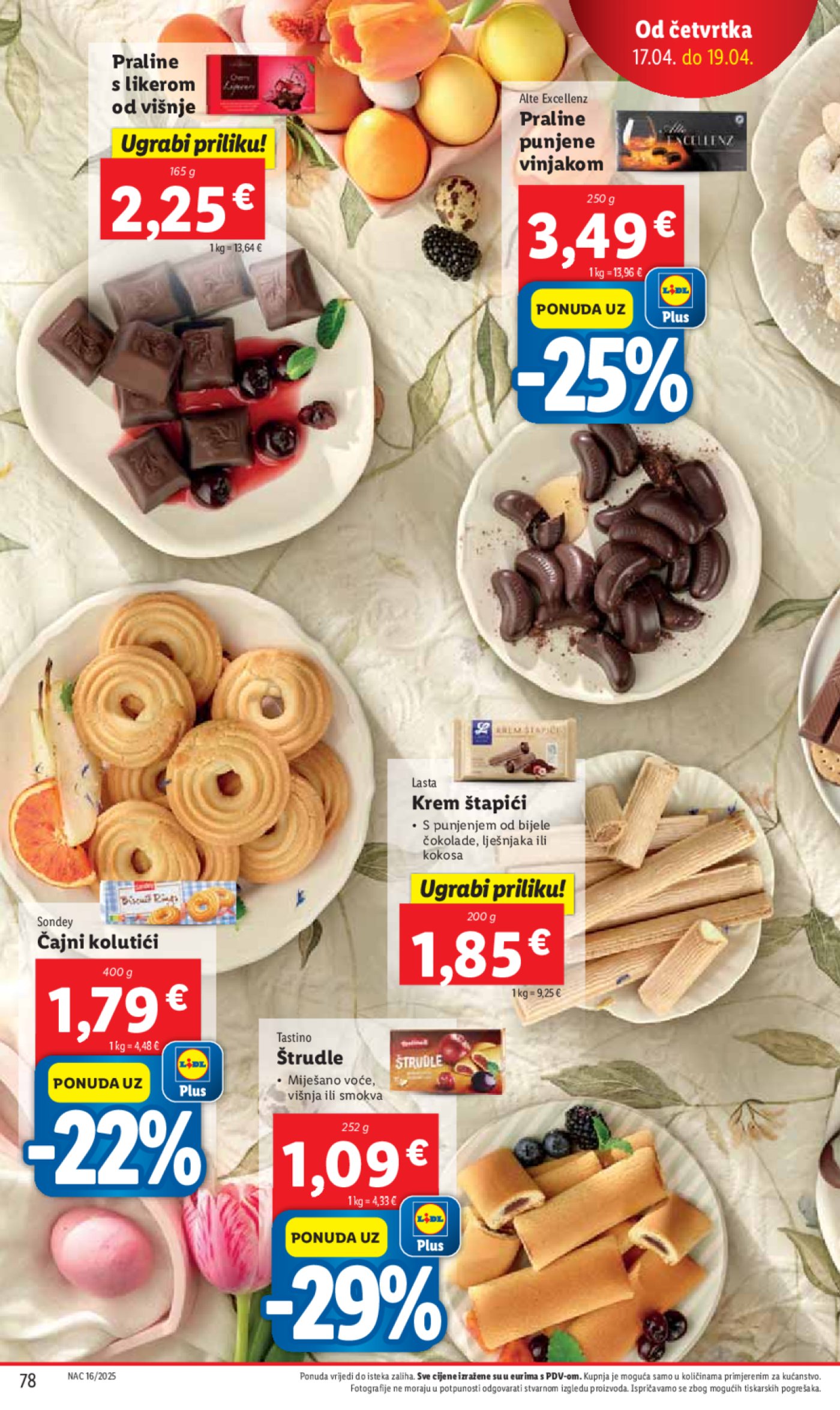 Lidl katalog Super ponuda od ponedjeljka 14.04. - 20.04.2025.