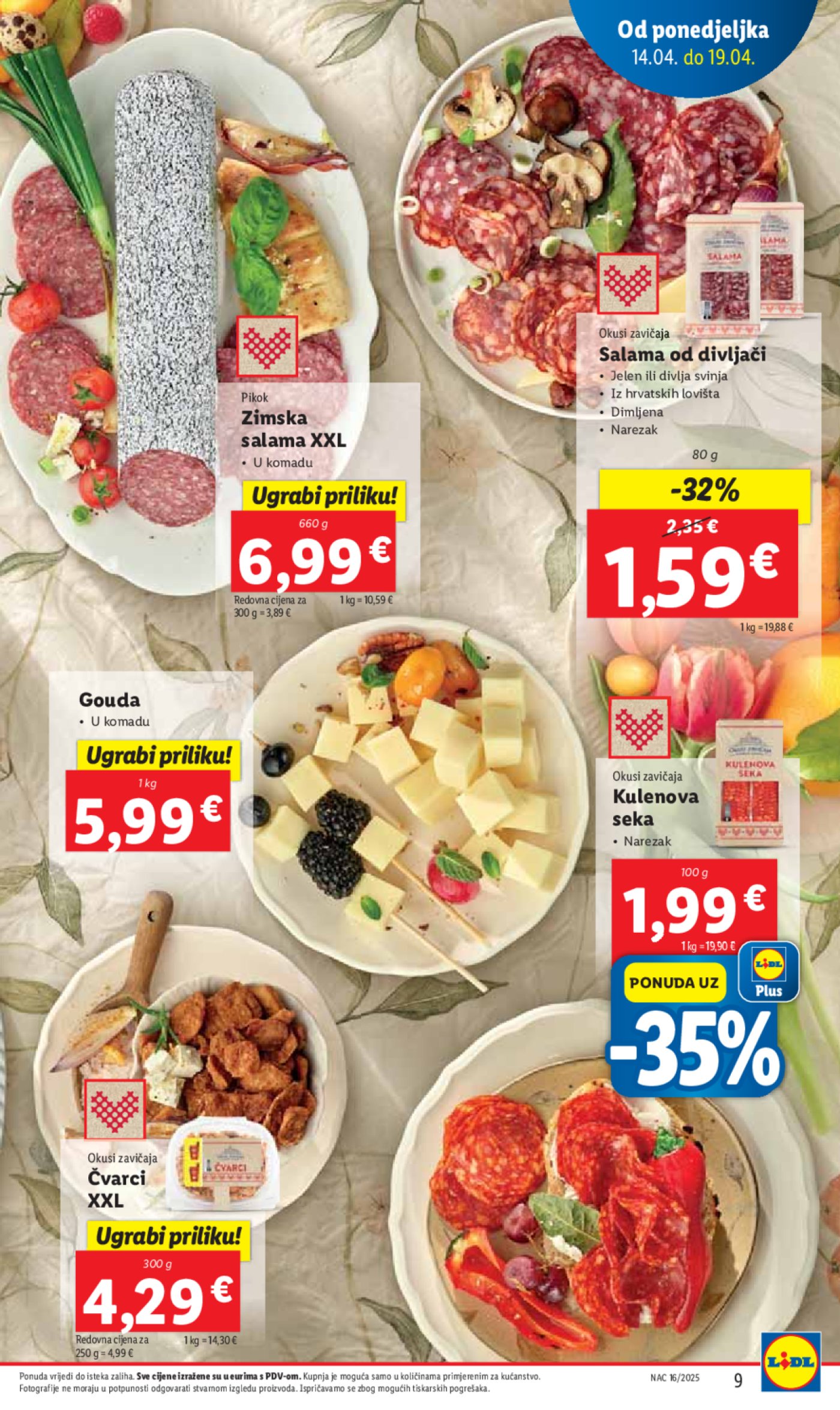 Lidl katalog Super ponuda od ponedjeljka 14.04. - 20.04.2025.