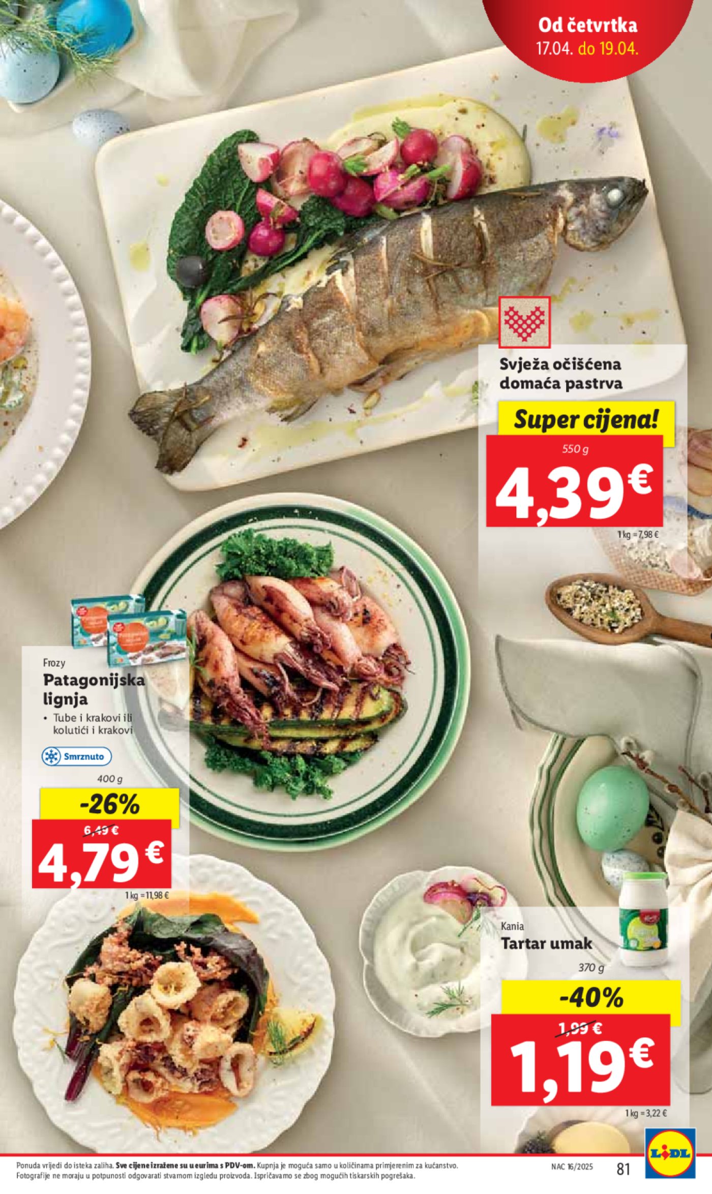 Lidl katalog Super ponuda od ponedjeljka 14.04. - 20.04.2025.