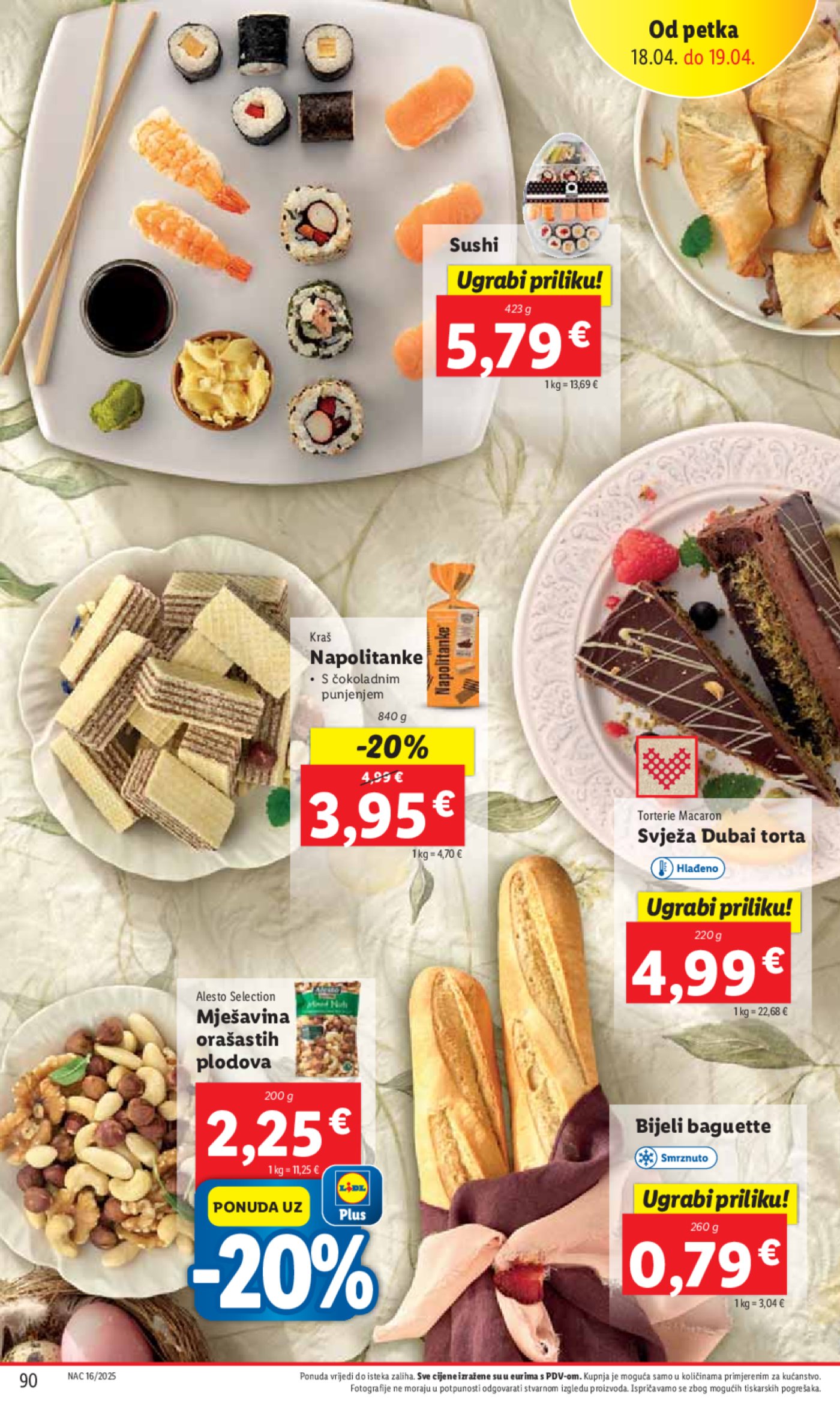 Lidl katalog Super ponuda od ponedjeljka 14.04. - 20.04.2025.