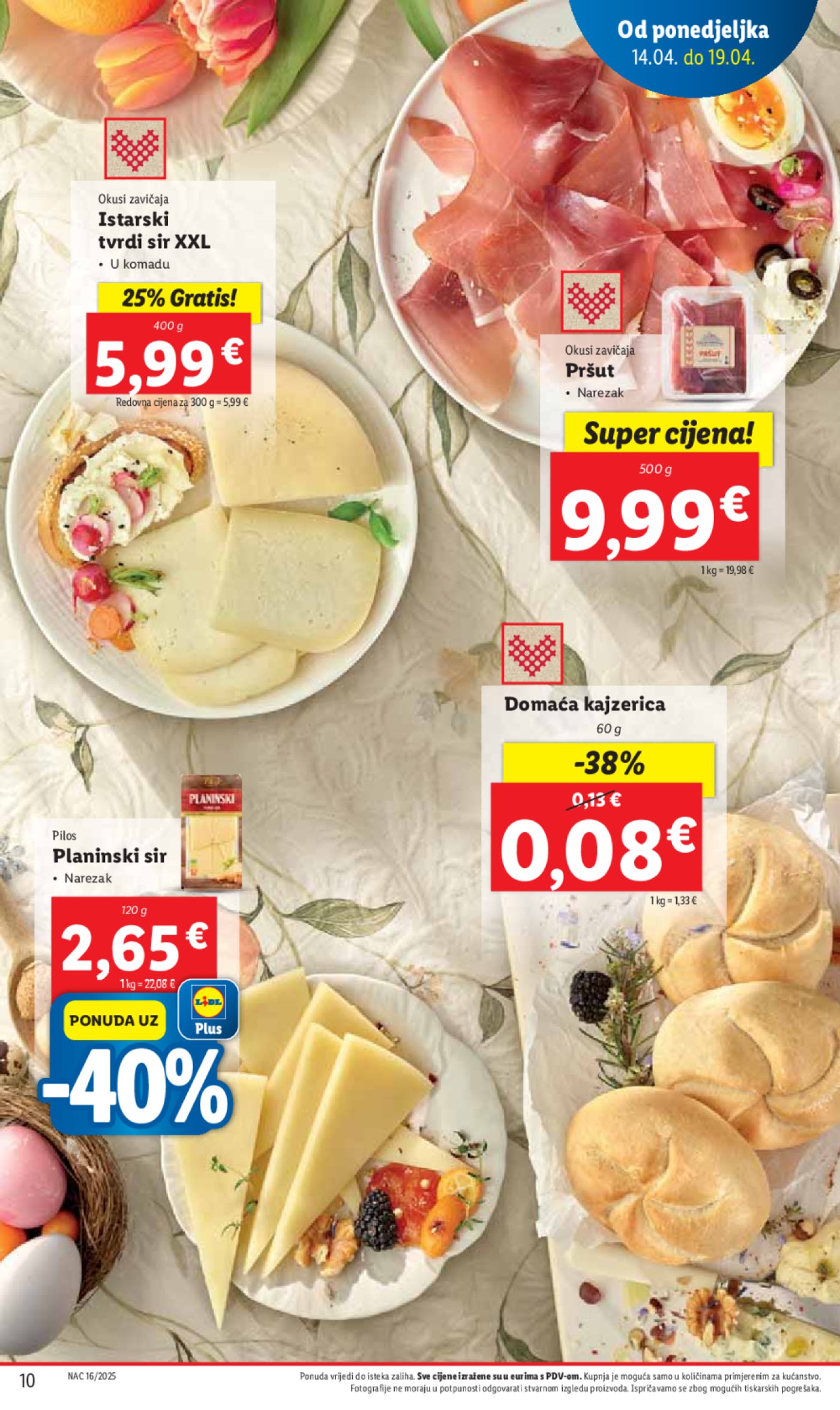 Lidl katalog Super ponuda od ponedjeljka 14.04. - 20.04.2025.