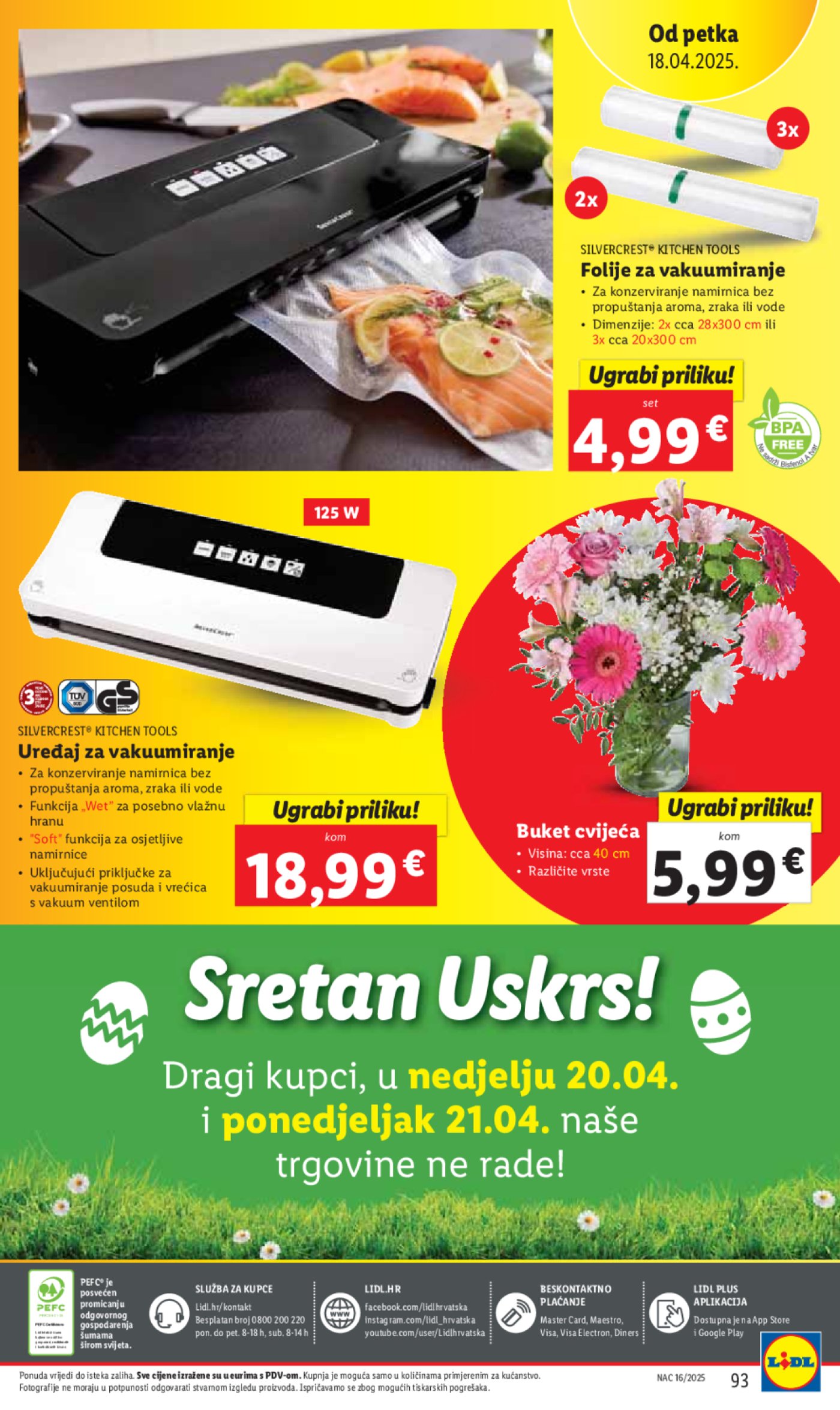 Lidl katalog Super ponuda od ponedjeljka 14.04. - 20.04.2025.