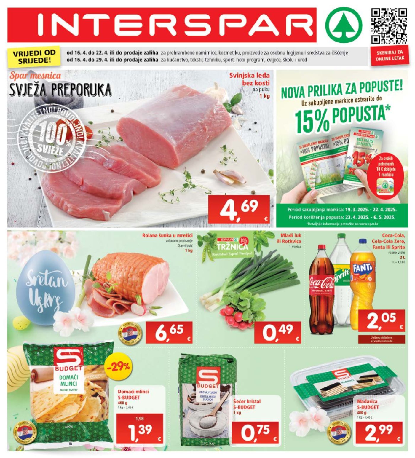 INTERSPAR katalog Akcija 16.04.-22.04.2025.