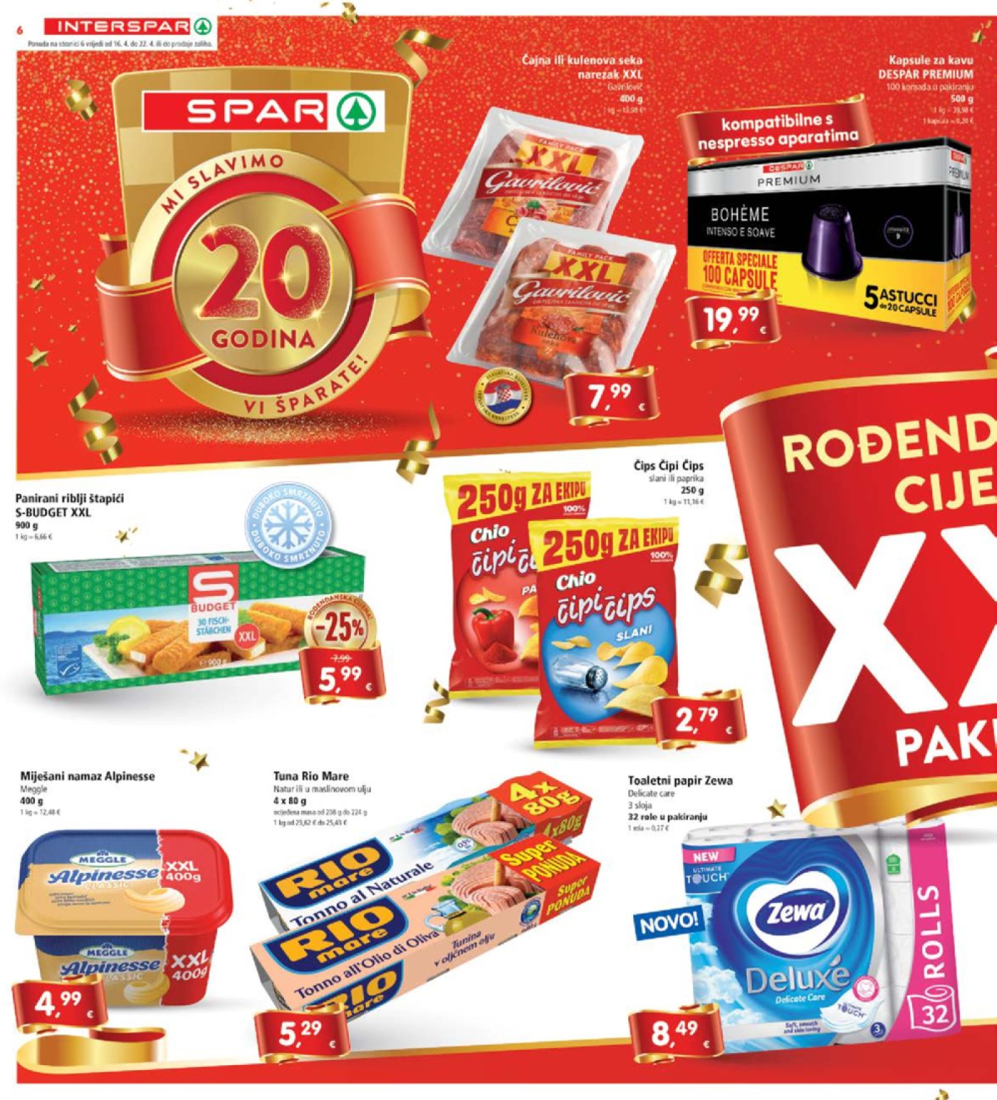 INTERSPAR katalog Akcija 16.04.-22.04.2025.