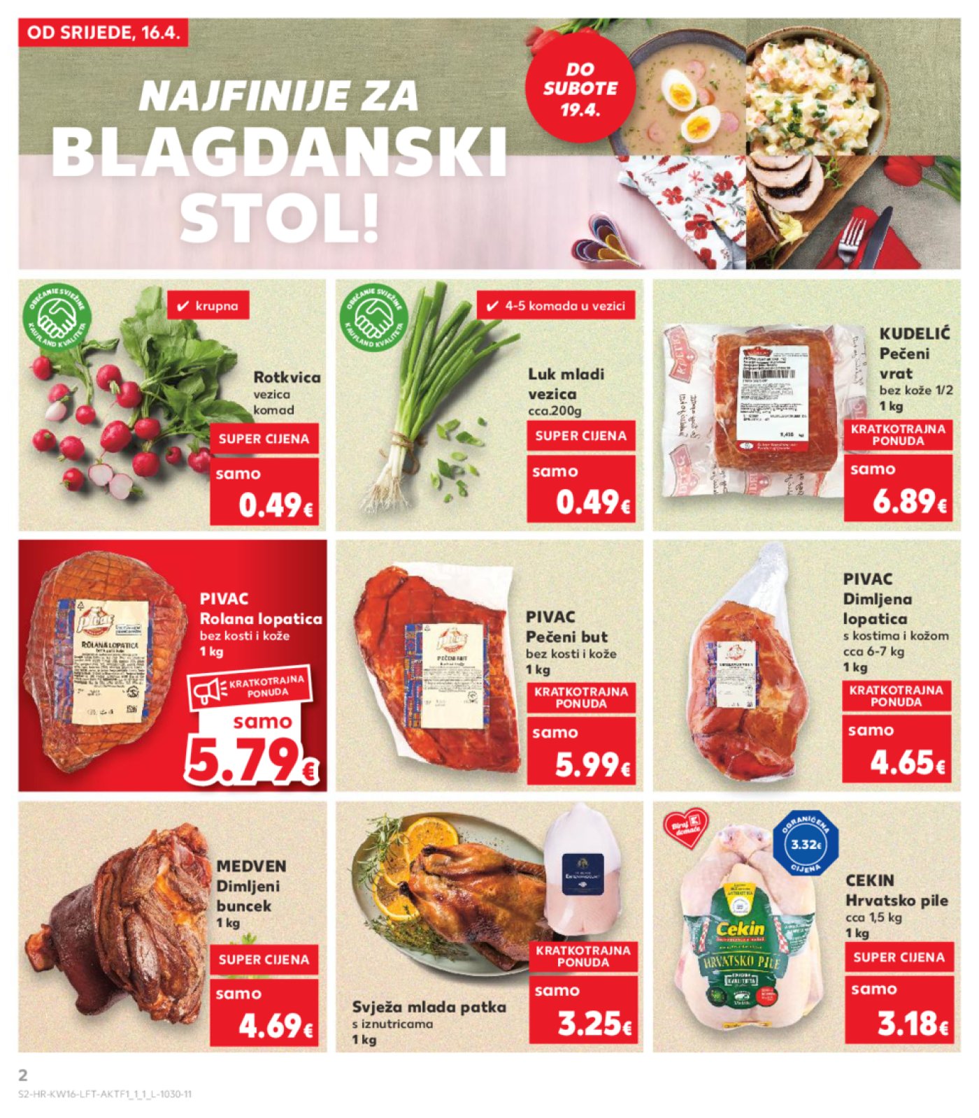 Kaufland katalog Akcija 16.04.-22.04.2025. Odabrane Poslovnice