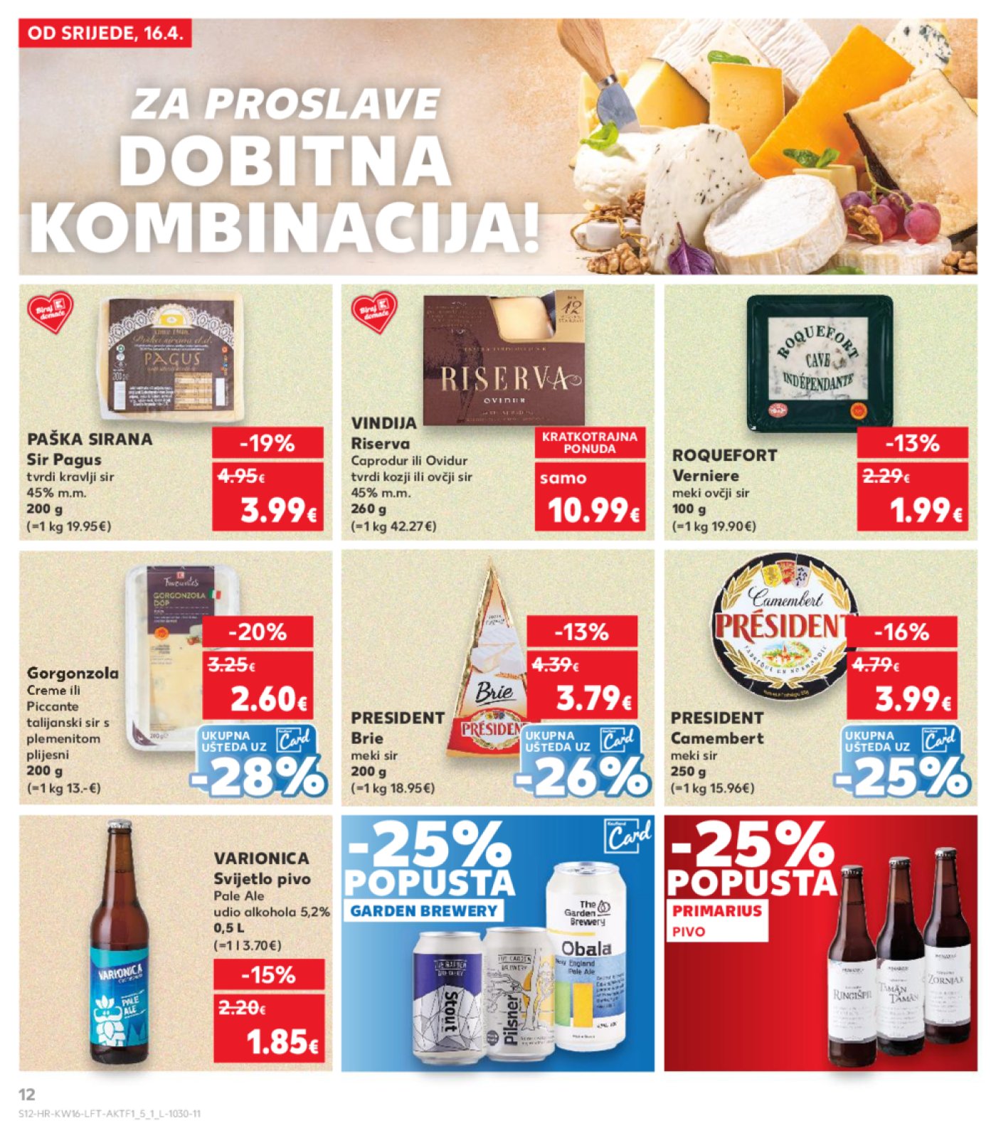 Kaufland katalog Akcija 16.04.-22.04.2025. Odabrane Poslovnice