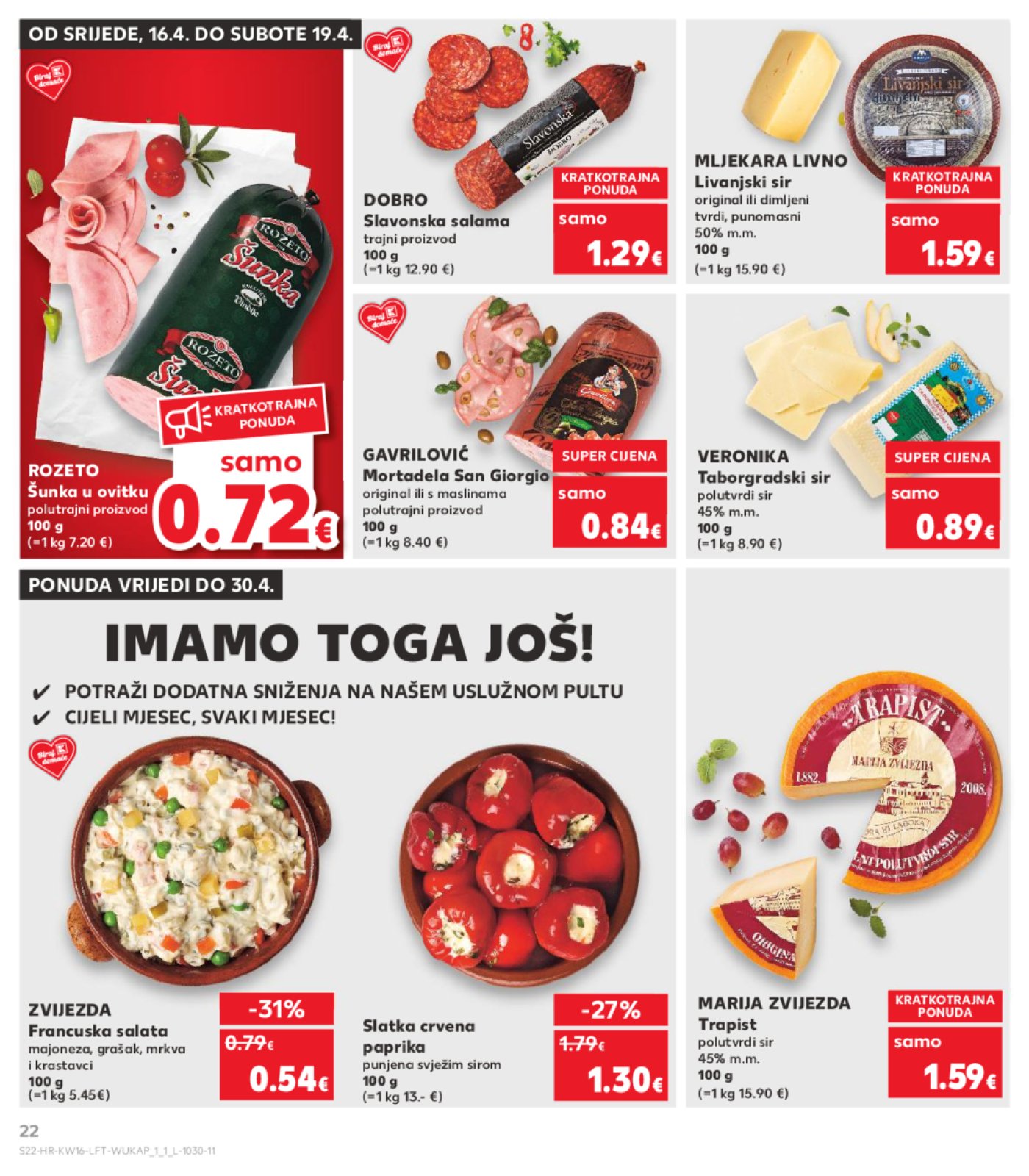 Kaufland katalog Akcija 16.04.-22.04.2025. Odabrane Poslovnice
