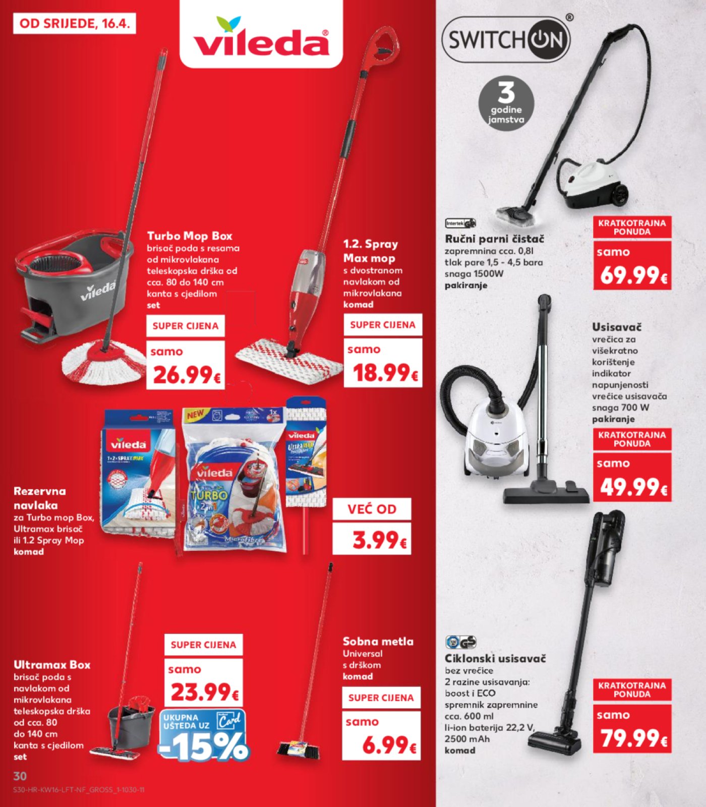 Kaufland katalog Akcija 16.04.-22.04.2025. Odabrane Poslovnice