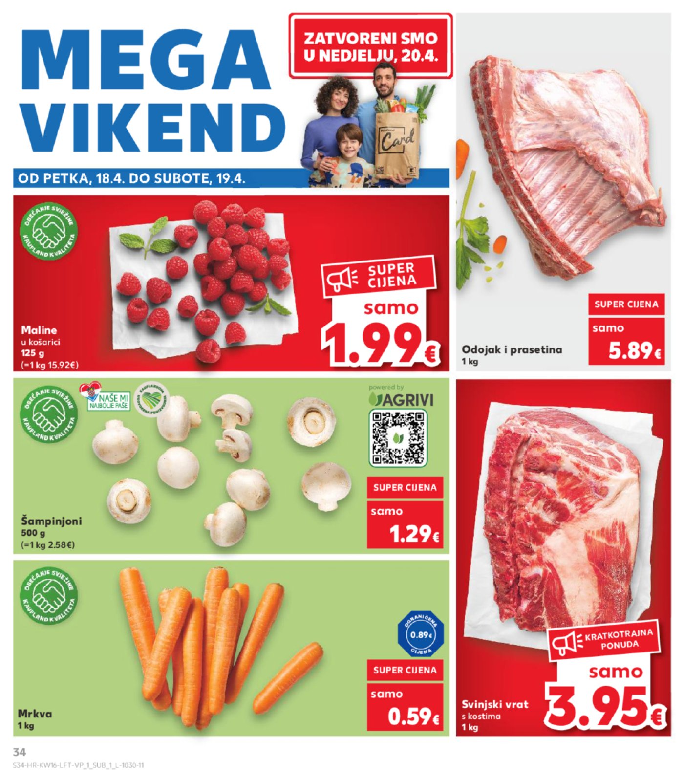 Kaufland katalog Akcija 16.04.-22.04.2025. Odabrane Poslovnice
