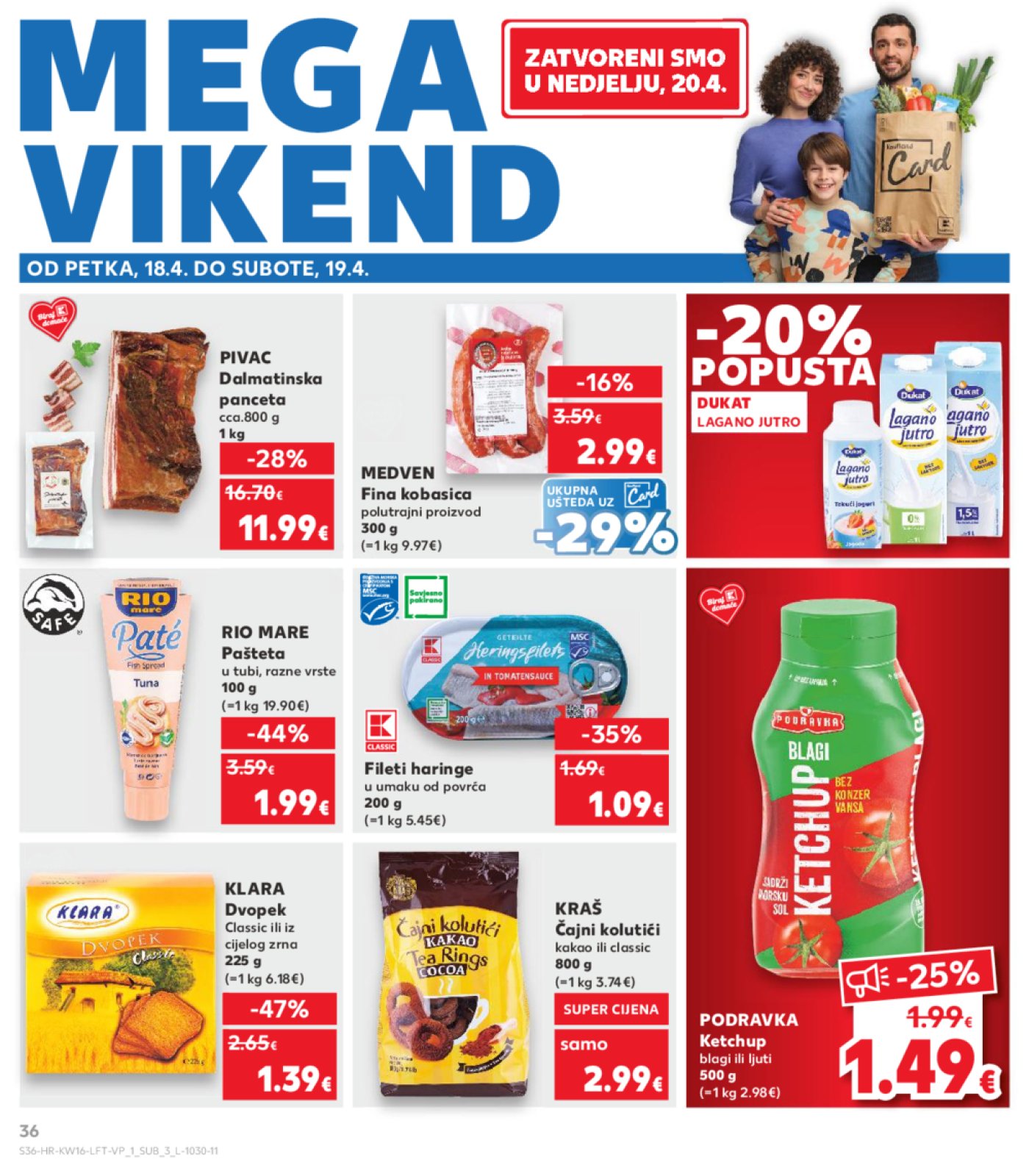 Kaufland katalog Akcija 16.04.-22.04.2025. Odabrane Poslovnice
