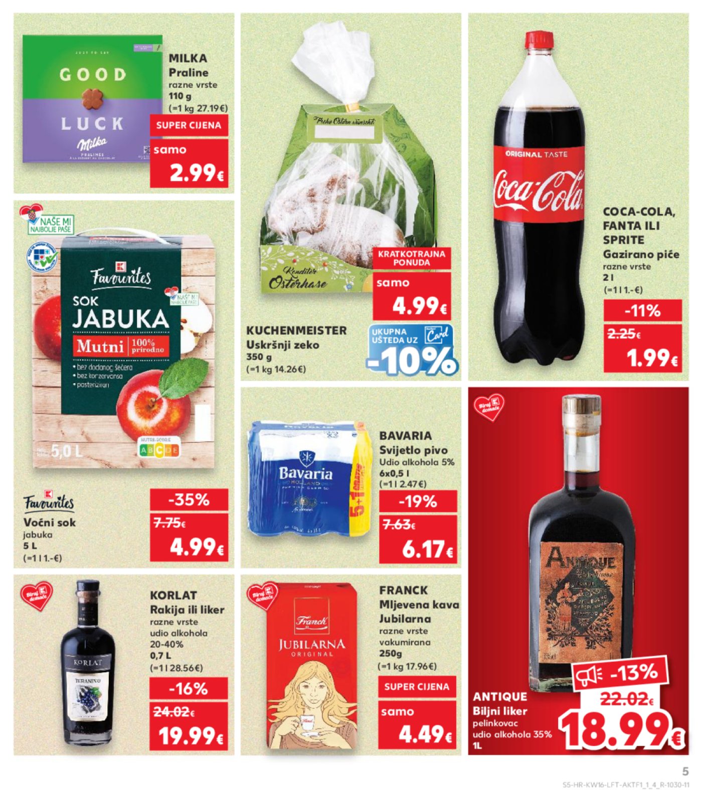 Kaufland katalog Akcija 16.04.-22.04.2025. Odabrane Poslovnice