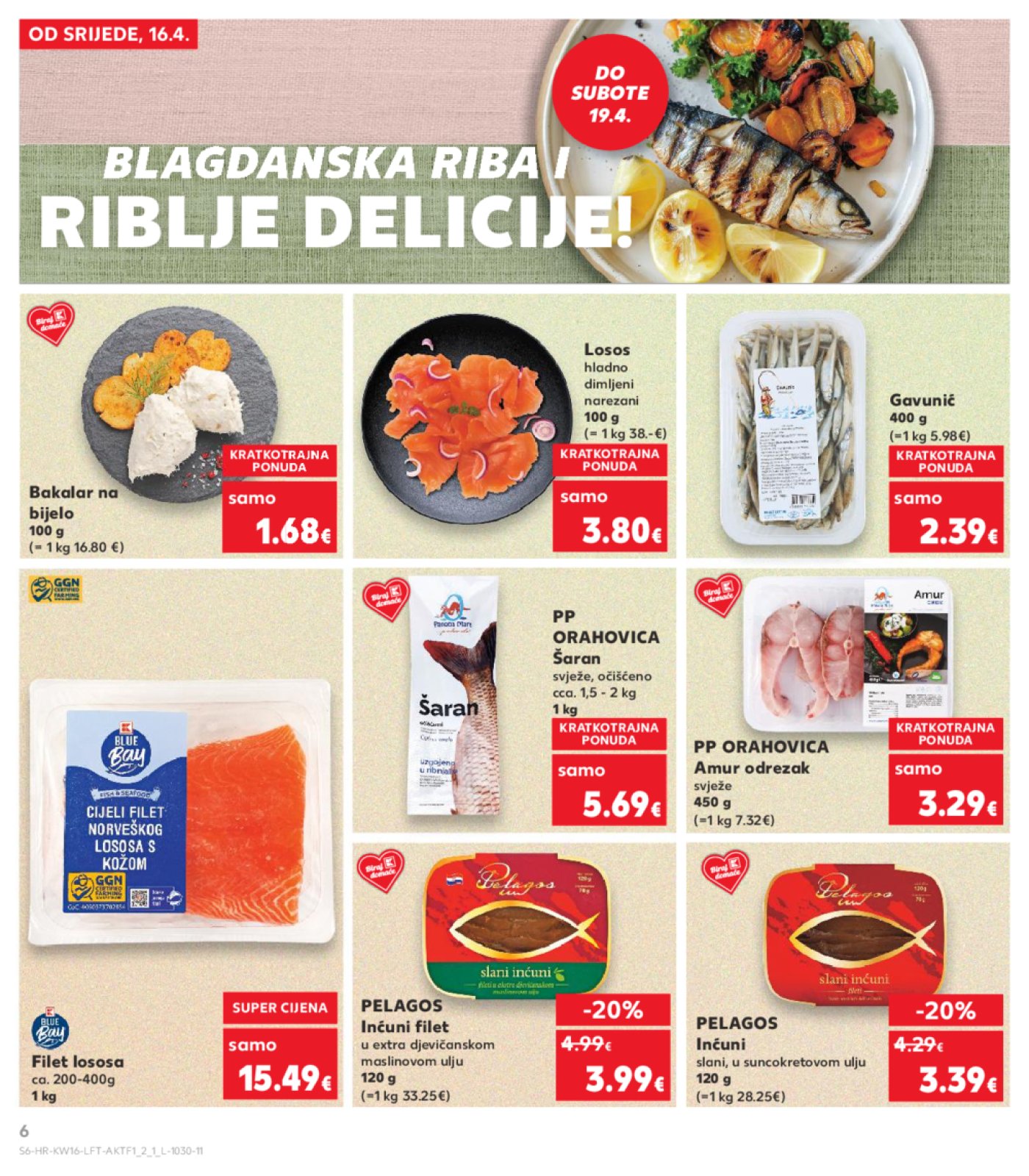 Kaufland katalog Akcija 16.04.-22.04.2025. Odabrane Poslovnice