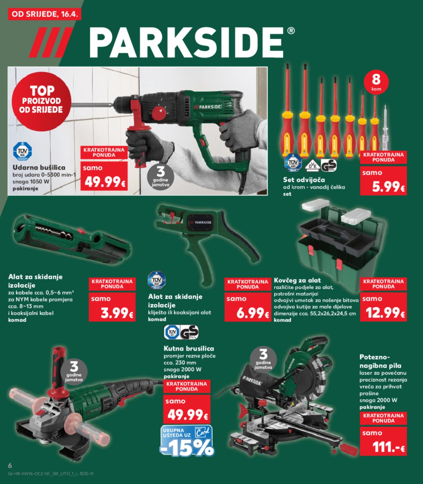 Kaufland katalog Neprehrambenih proizvoda 16.04.-22.04.2025. Odabrane Poslovnice