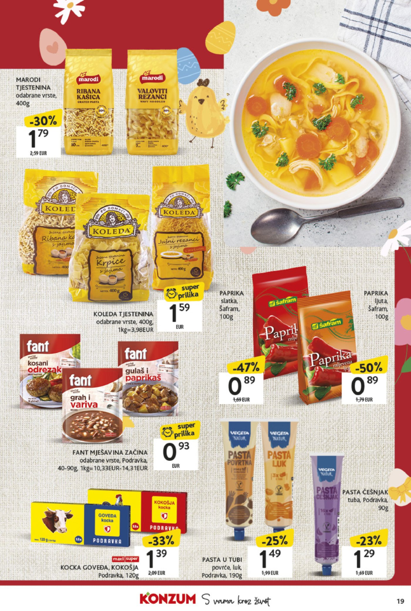 Konzum katalog Najbolje iz Hrvatske 14.4.-19.4.2025.