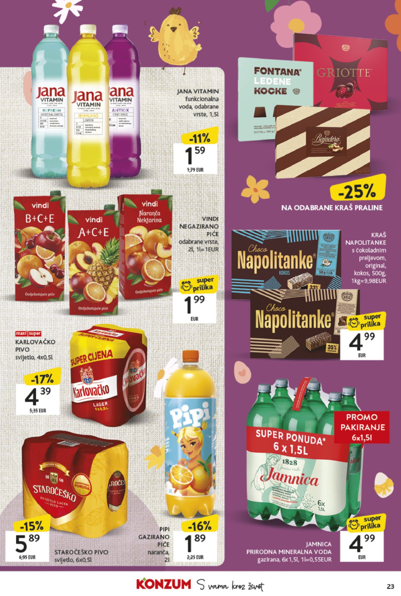 Konzum katalog Najbolje iz Hrvatske 14.4.-19.4.2025.