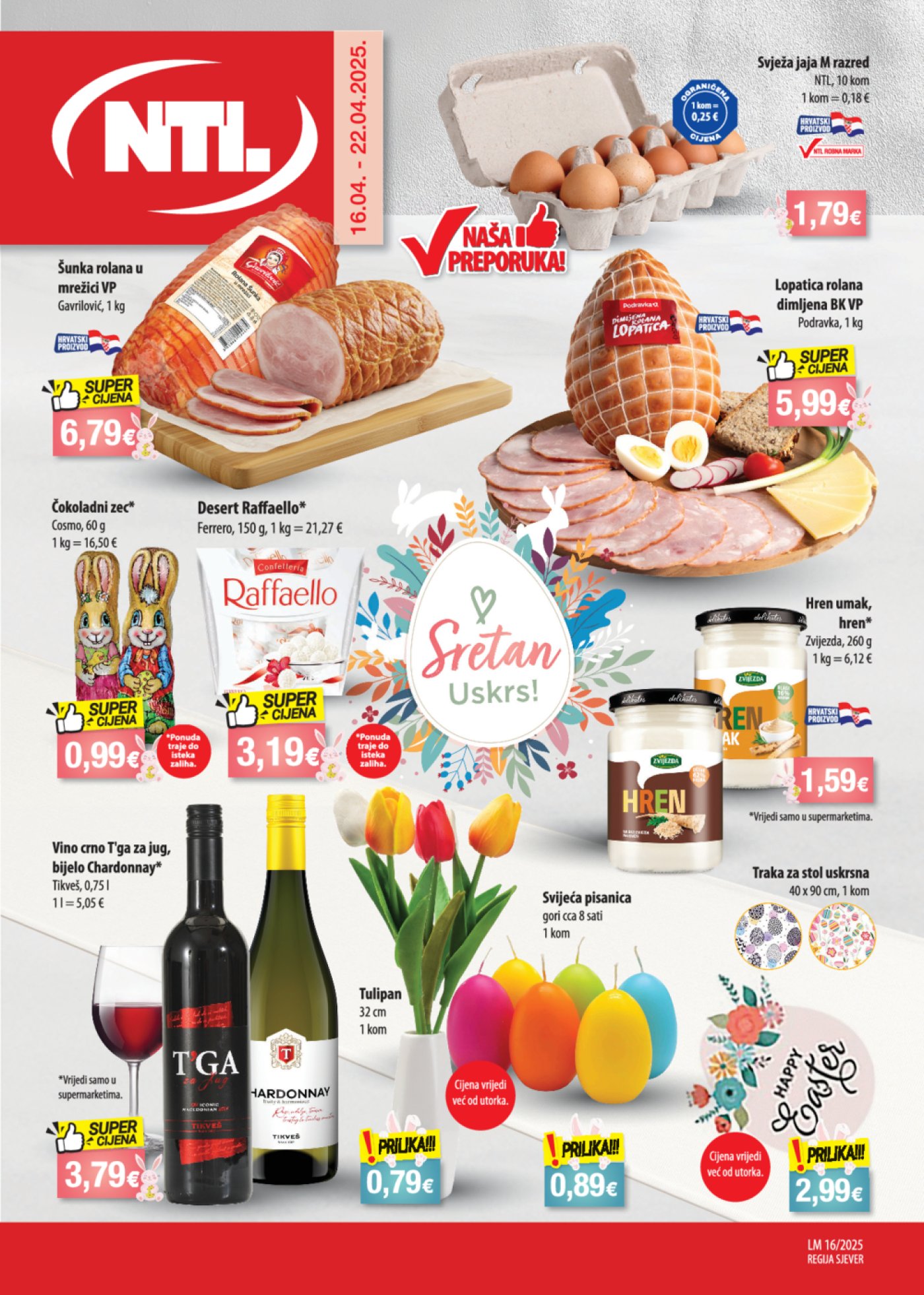 NTL Katalog Akcija 16.04.-22.04.2025. Sjever