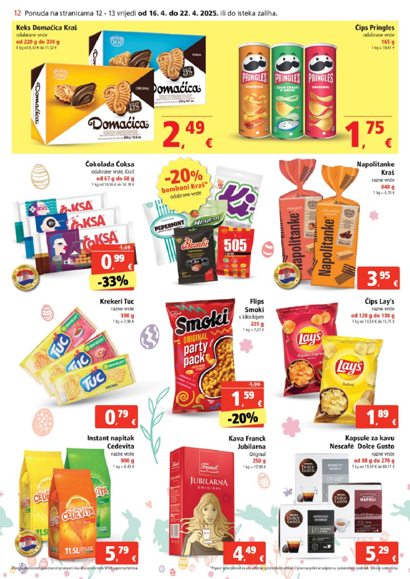 SPAR katalog Akcija 16.04.-22.04.2025.
