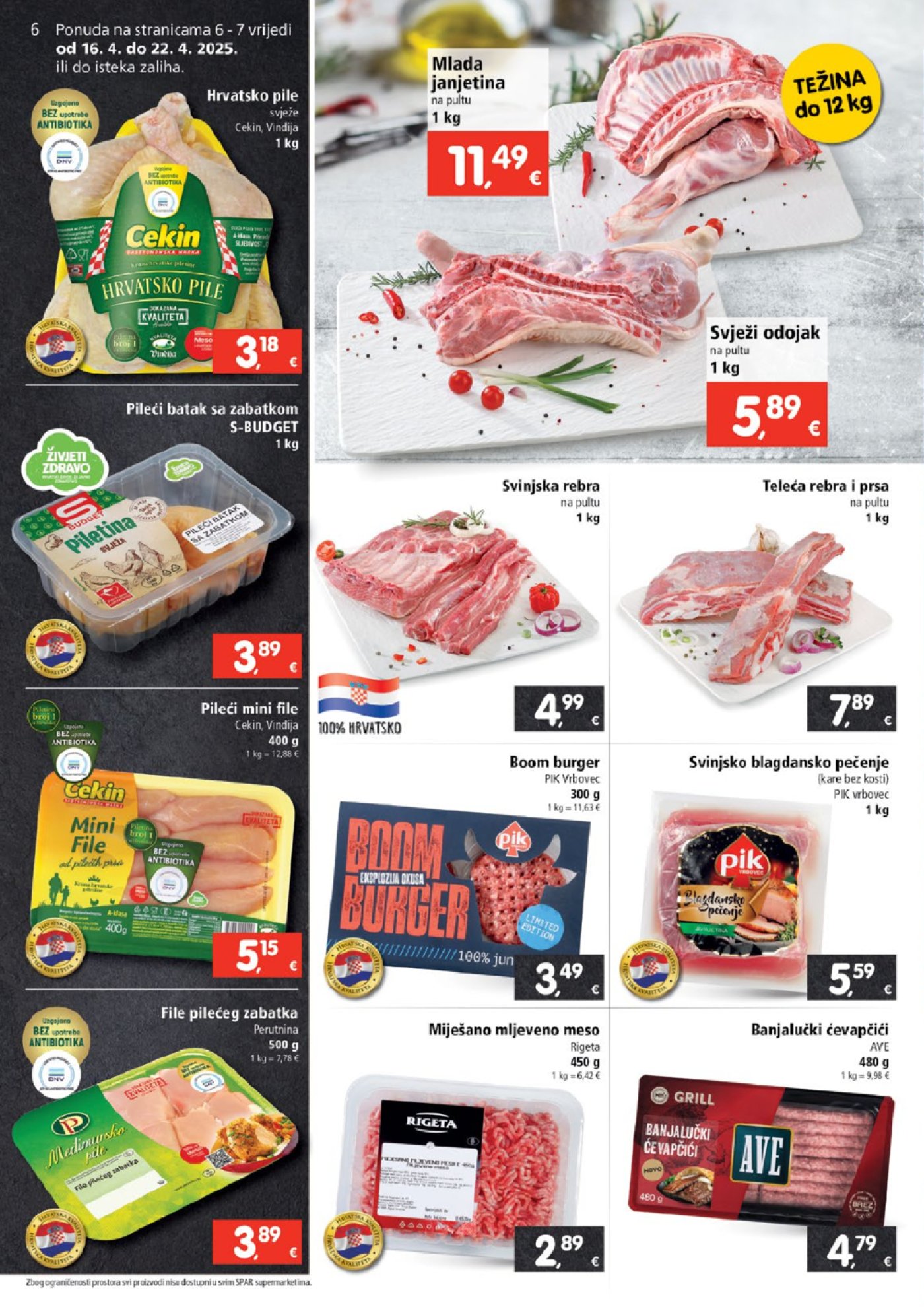 SPAR katalog Akcija 16.04.-22.04.2025.