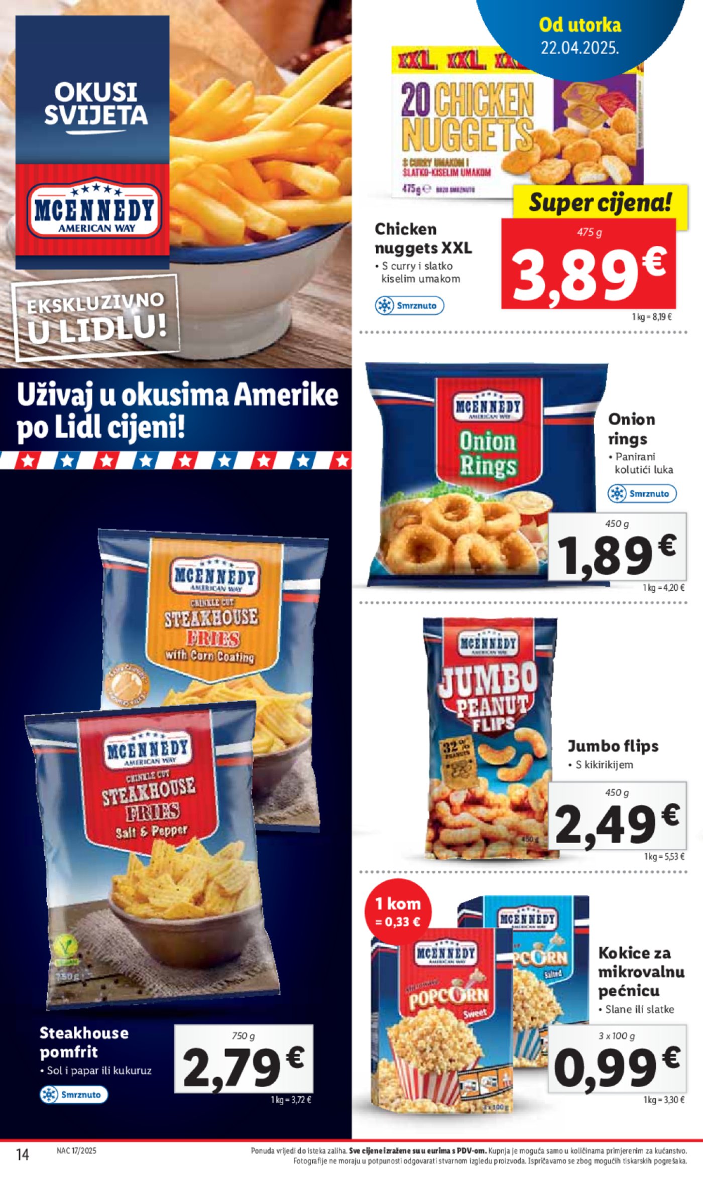 Lidl katalog Super ponuda od utorka 22.04. - 27.04.2025.