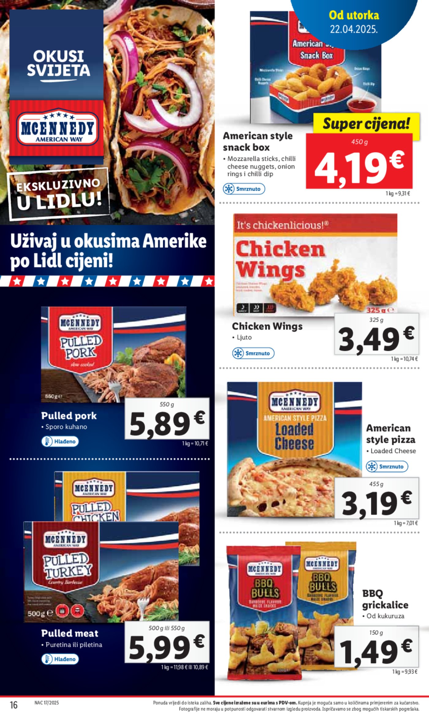 Lidl katalog Super ponuda od utorka 22.04. - 27.04.2025.
