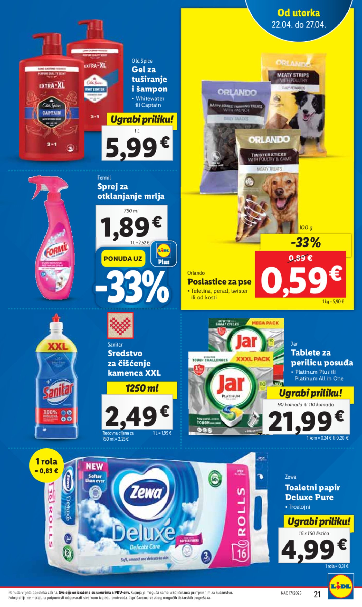 Lidl katalog Super ponuda od utorka 22.04. - 27.04.2025.