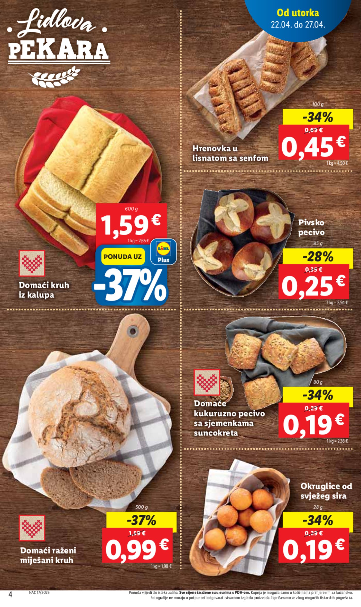 Lidl katalog Super ponuda od utorka 22.04. - 27.04.2025.