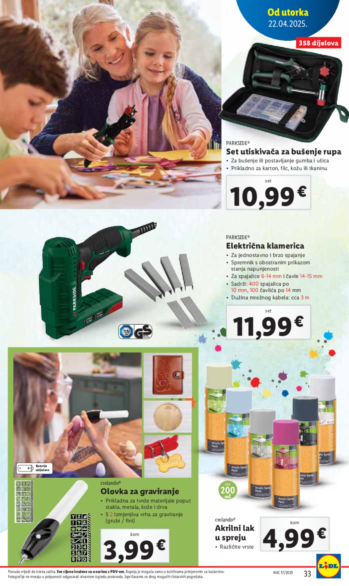 Lidl katalog Super ponuda od utorka 22.04. - 27.04.2025.