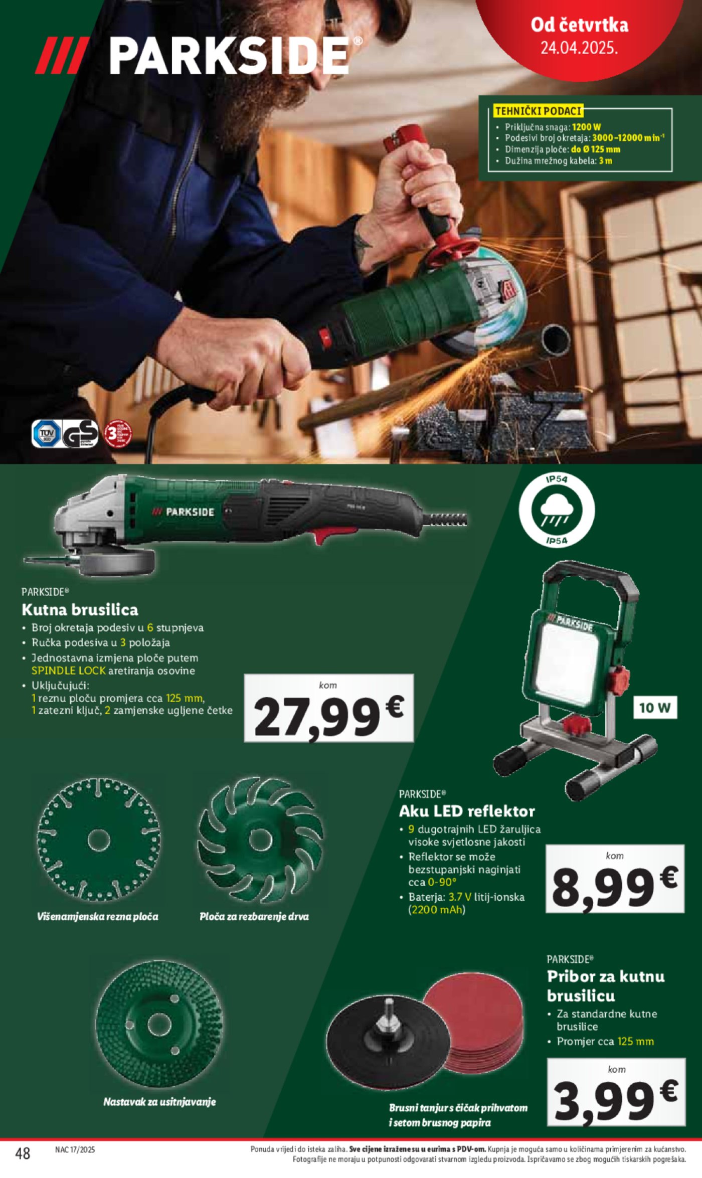 Lidl katalog Super ponuda od utorka 22.04. - 27.04.2025.