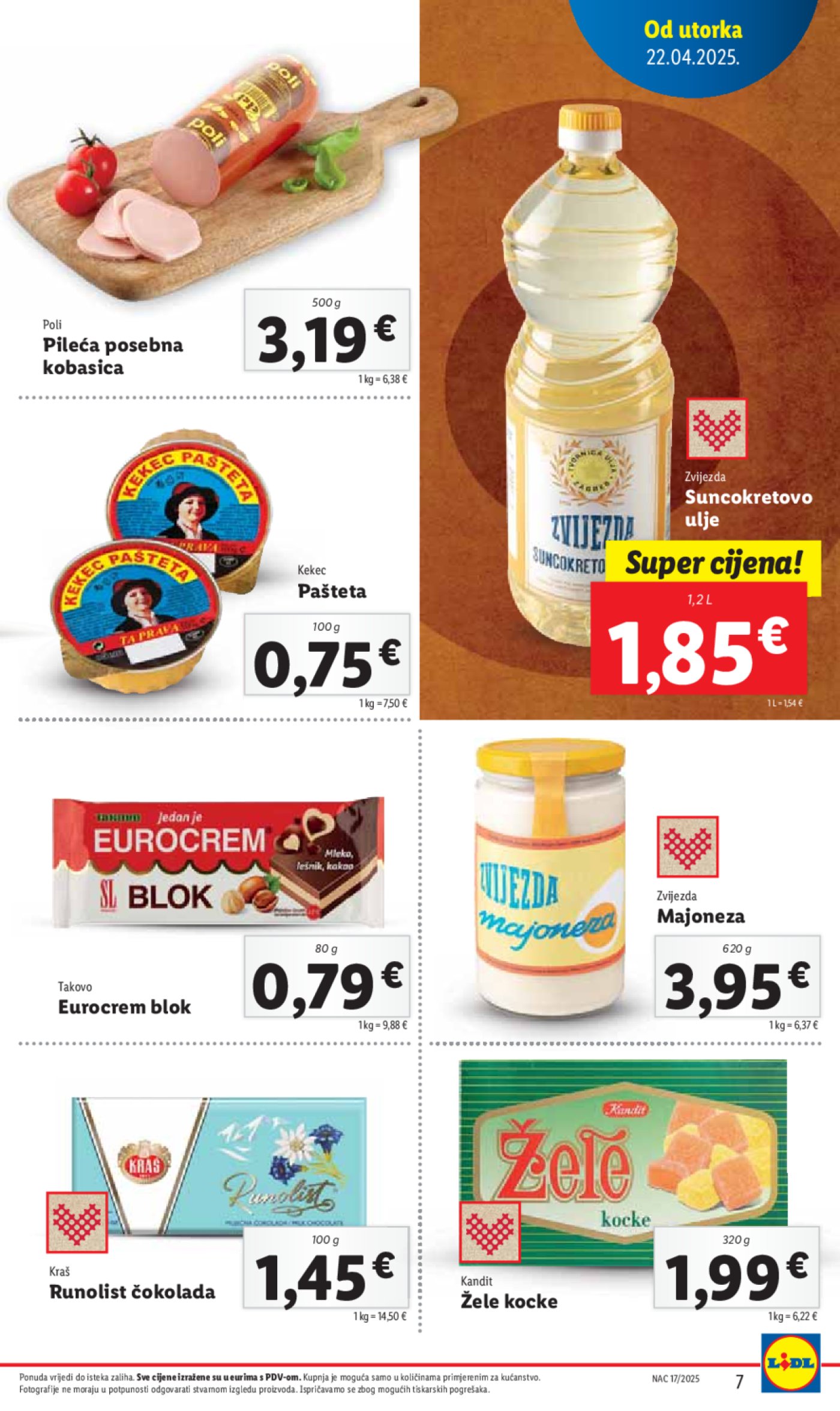 Lidl katalog Super ponuda od utorka 22.04. - 27.04.2025.