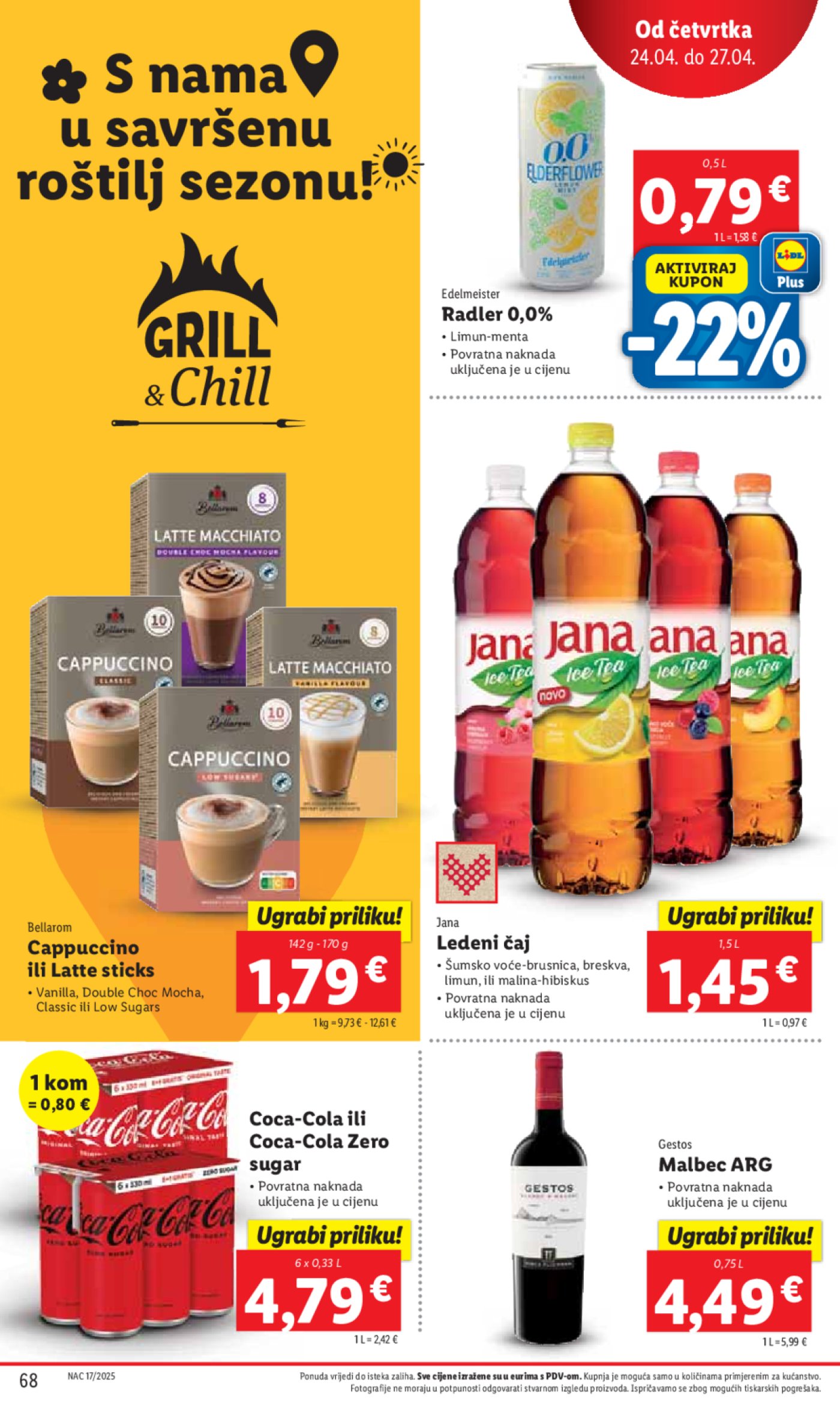 Lidl katalog Super ponuda od utorka 22.04. - 27.04.2025.