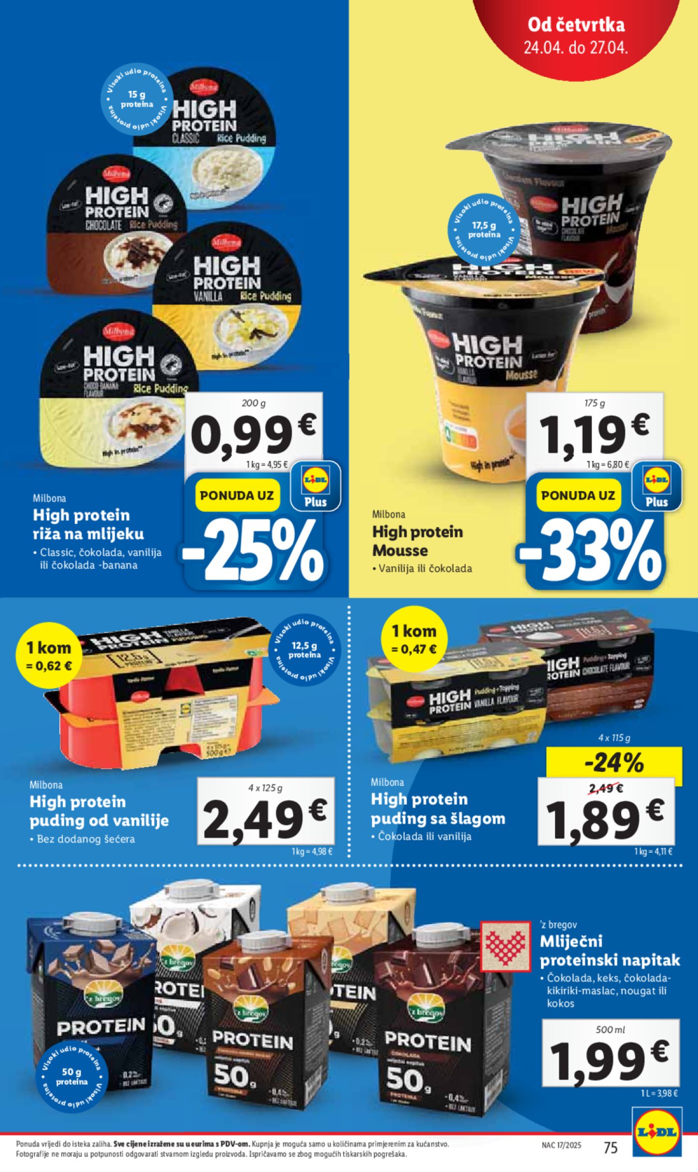 Lidl katalog Super ponuda od utorka 22.04. - 27.04.2025.