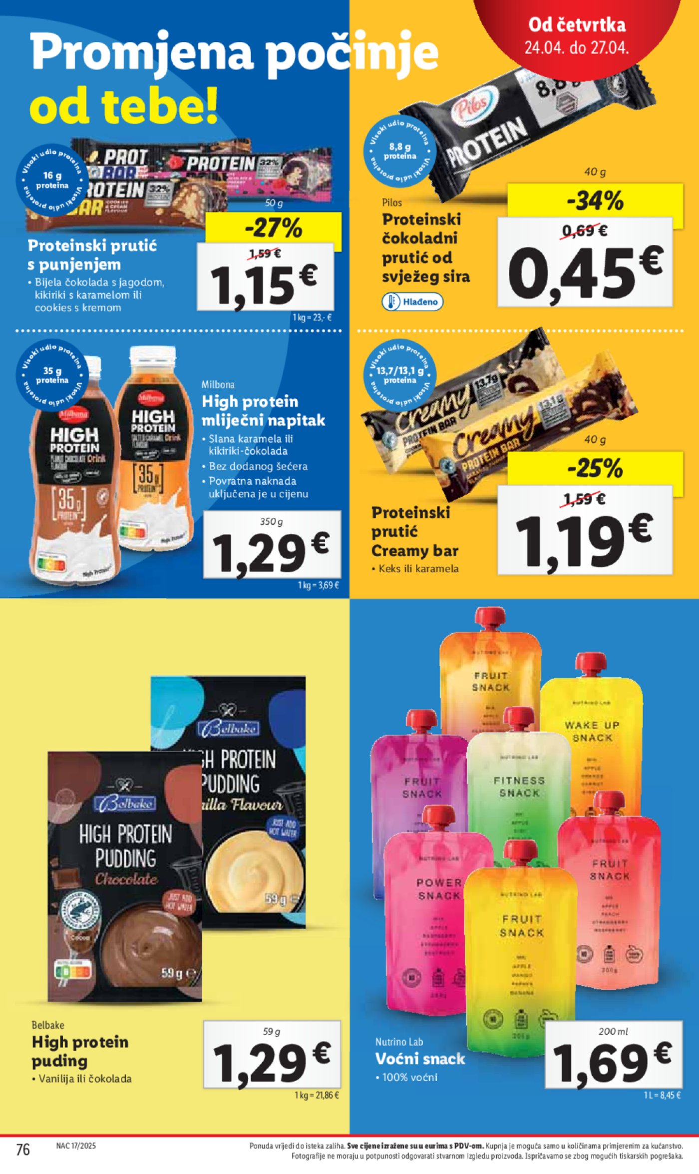 Lidl katalog Super ponuda od utorka 22.04. - 27.04.2025.