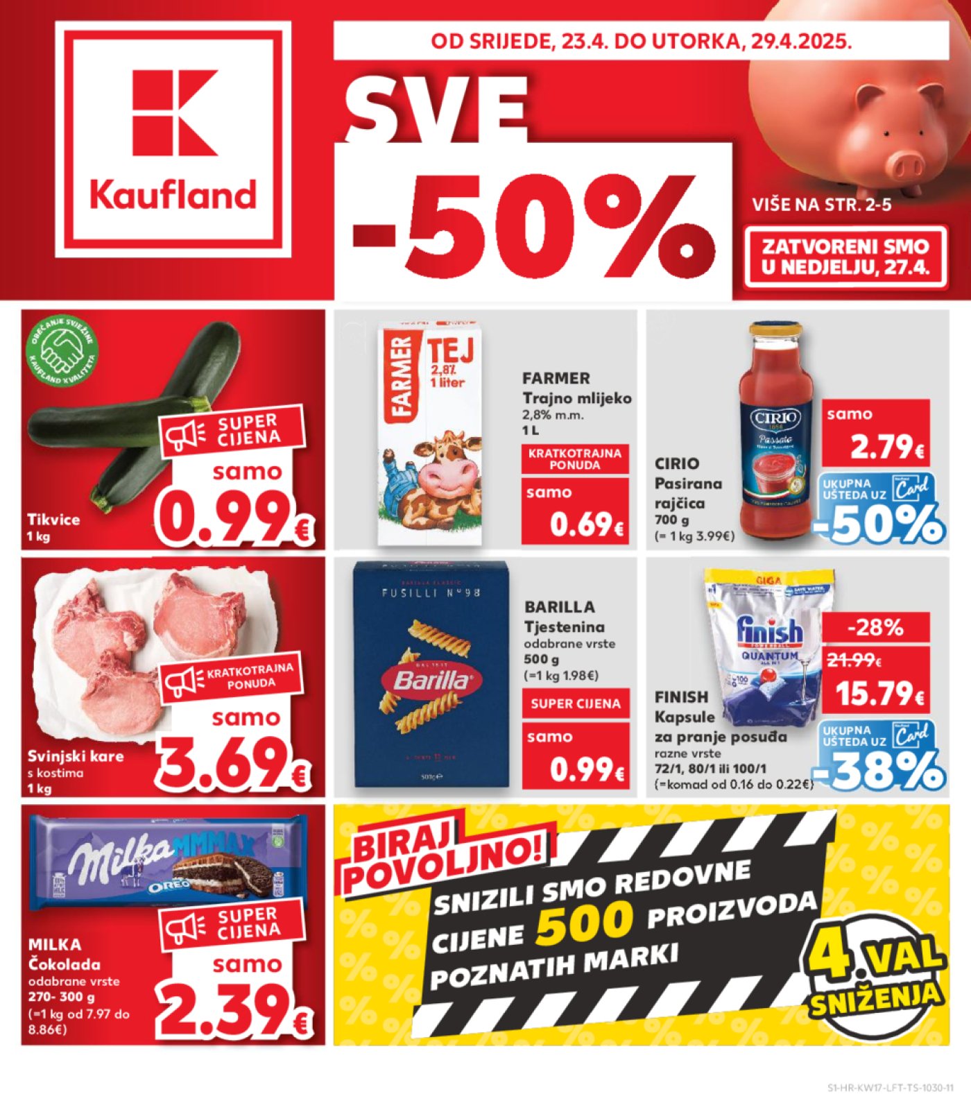 Kaufland katalog Akcija 23.04.-29.04.2025. Odabrane poslovnice