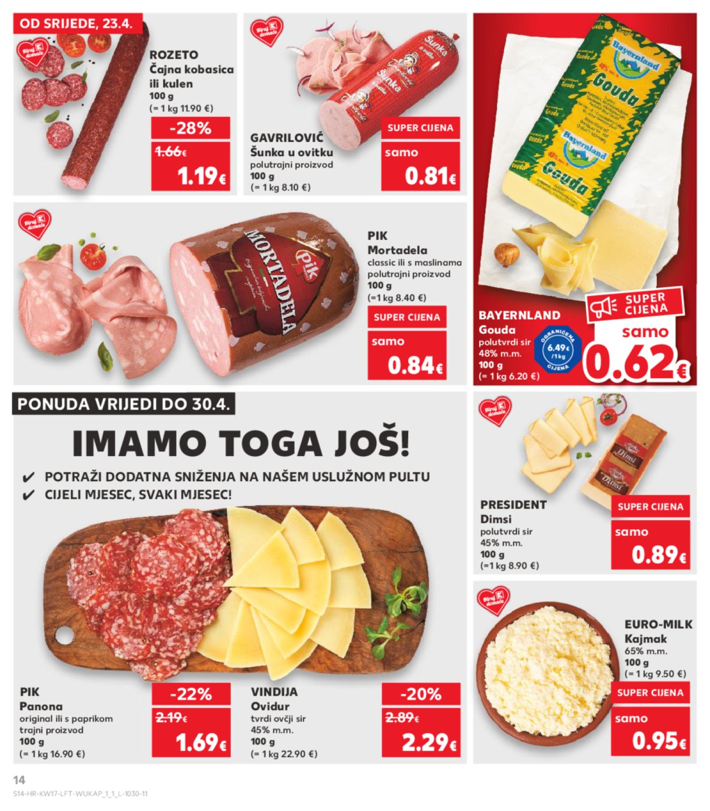 Kaufland katalog Akcija 23.04.-29.04.2025. Odabrane poslovnice