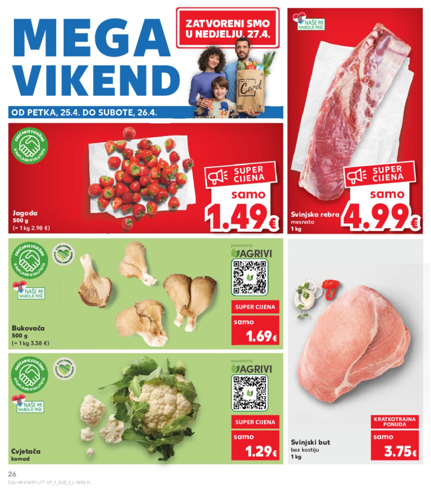 Kaufland katalog Akcija 23.04.-29.04.2025. Odabrane poslovnice